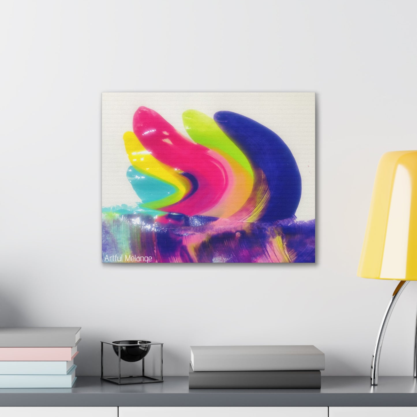 Primary Elegance: A Symphony of Sophistication Canvas Print