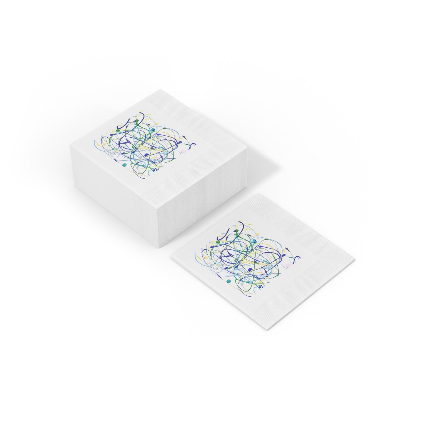 ChromaBlend™ Artistry Abstract Art Napkins”