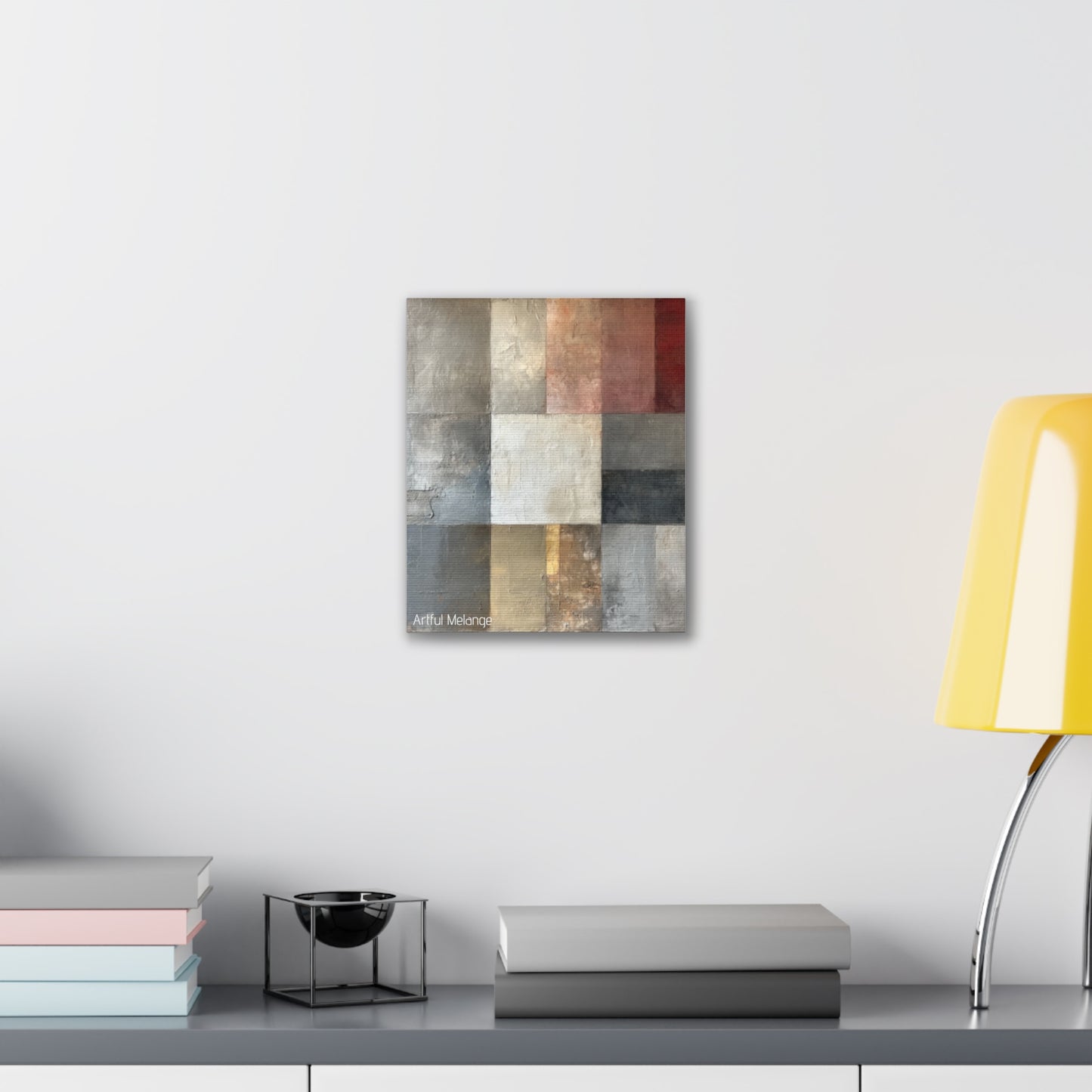 Primary Elegance: A Symphony of Sophistication Canvas Print