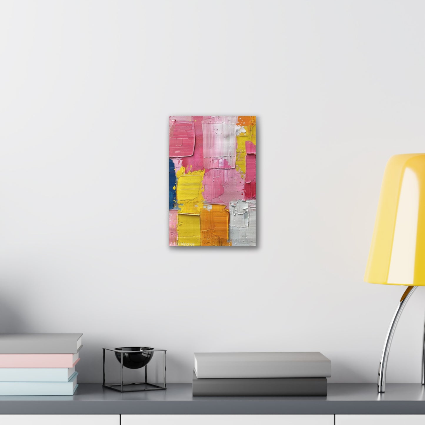 Primary Elegance: A Symphony of Sophistication Canvas Print