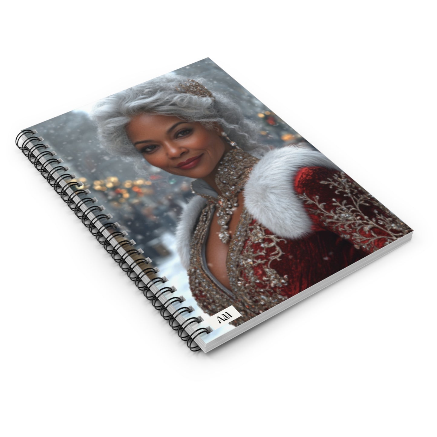 Majestic African American Claus Spiral Journal Collection ( Queen Claus 3)