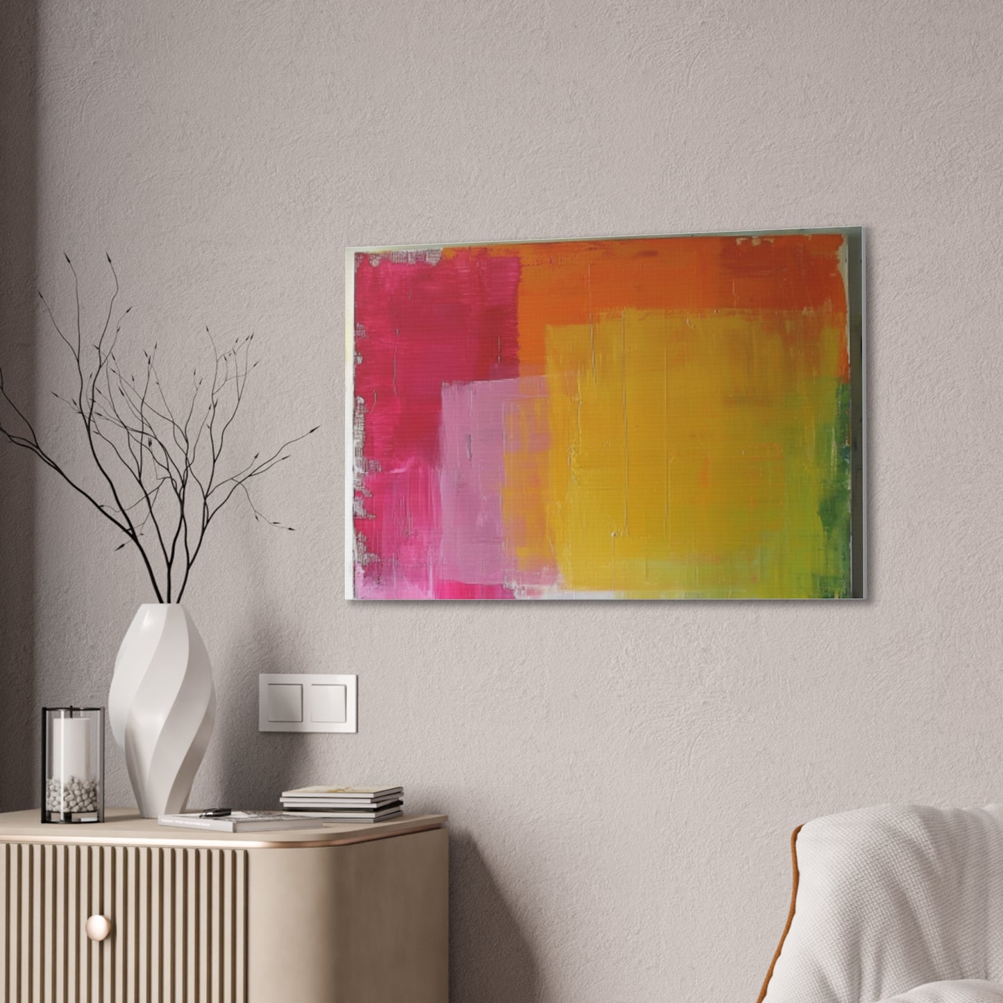 Primary Elegance: A Symphony of Sophistication Canvas Print