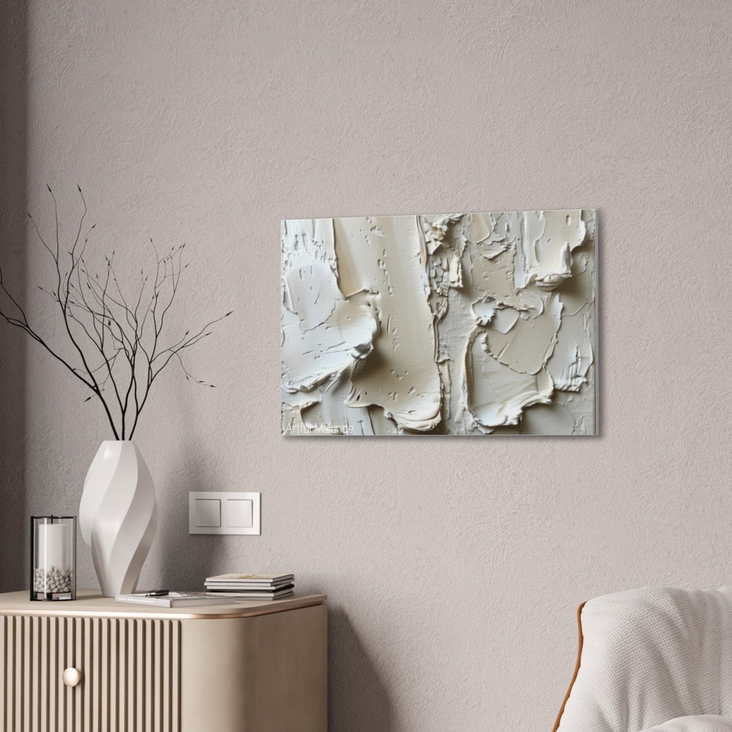 Primary Elegance: A Symphony of Sophistication Canvas Print