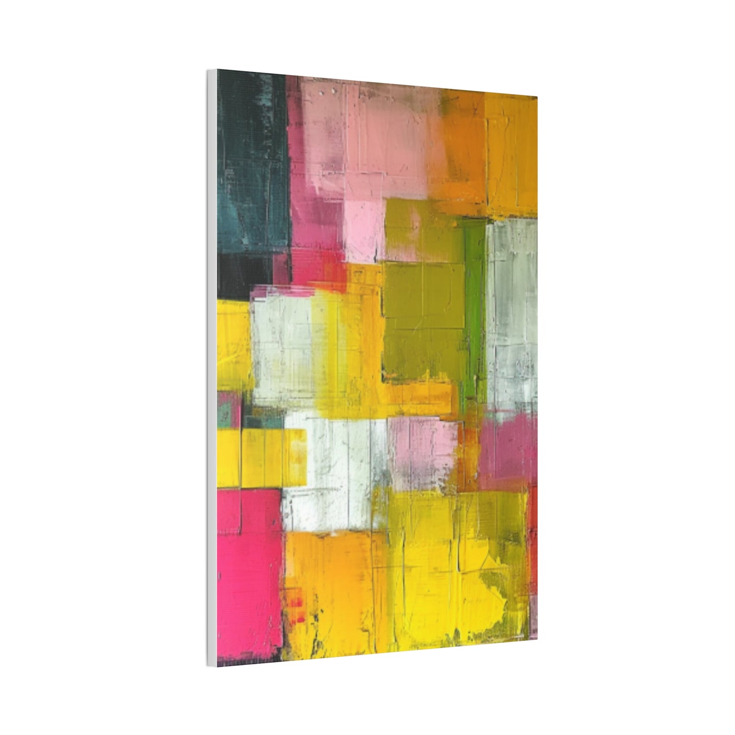 Primary Elegance: A Symphony of Sophistication Canvas Print