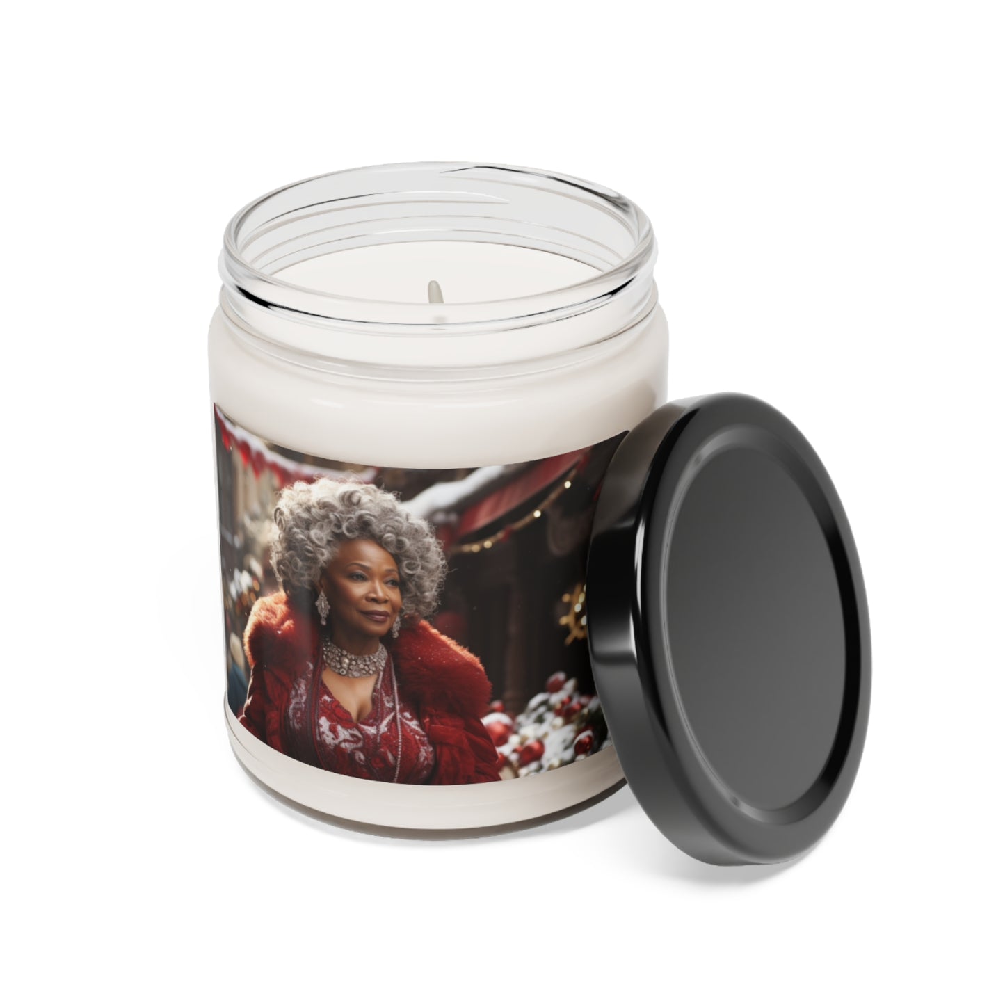 Festive Glow Queen Claus Holiday Scented Soy Candle, 9oz