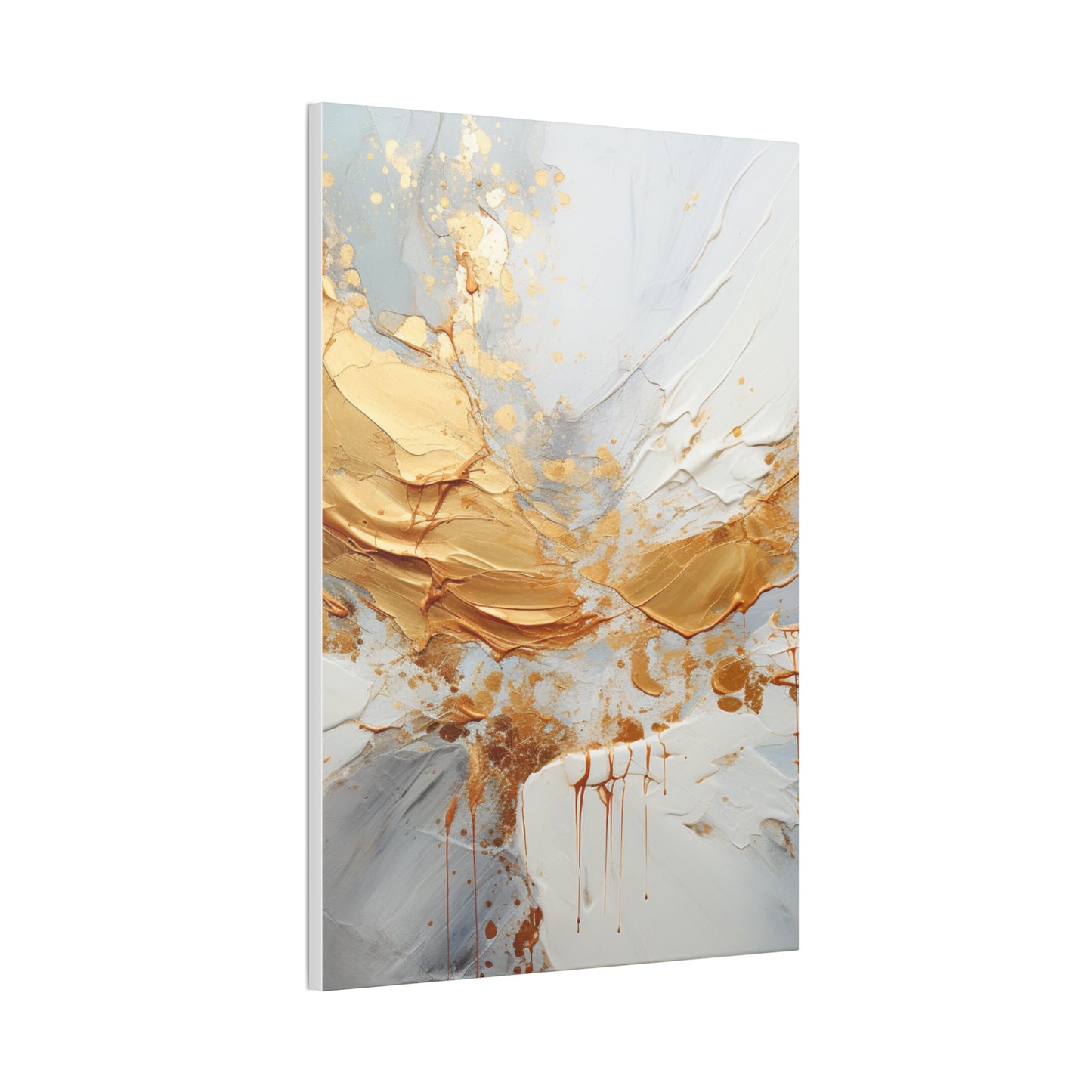 Acrylic Abstract Canvas Print - Richly Textured Artistry