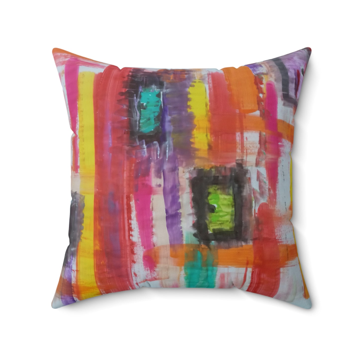 Artistic Abstractions: Abstract Acrylic Art Pillows Collection