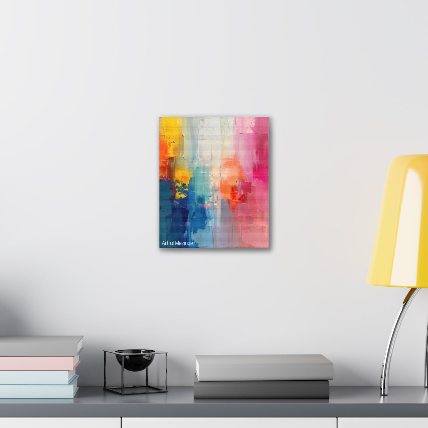 Primary Elegance: A Symphony of Sophistication Canvas Print