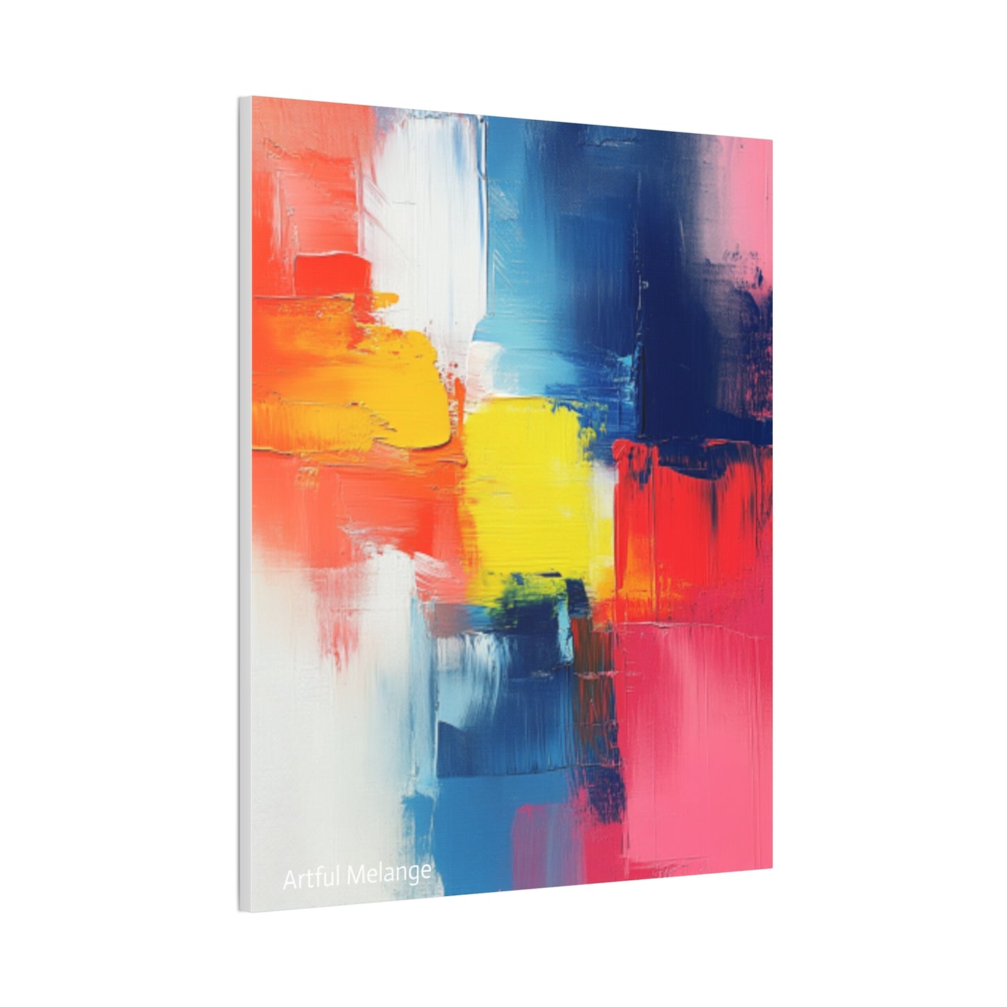 Acrylic Abstract Canvas Print - Richly Textured Artistry