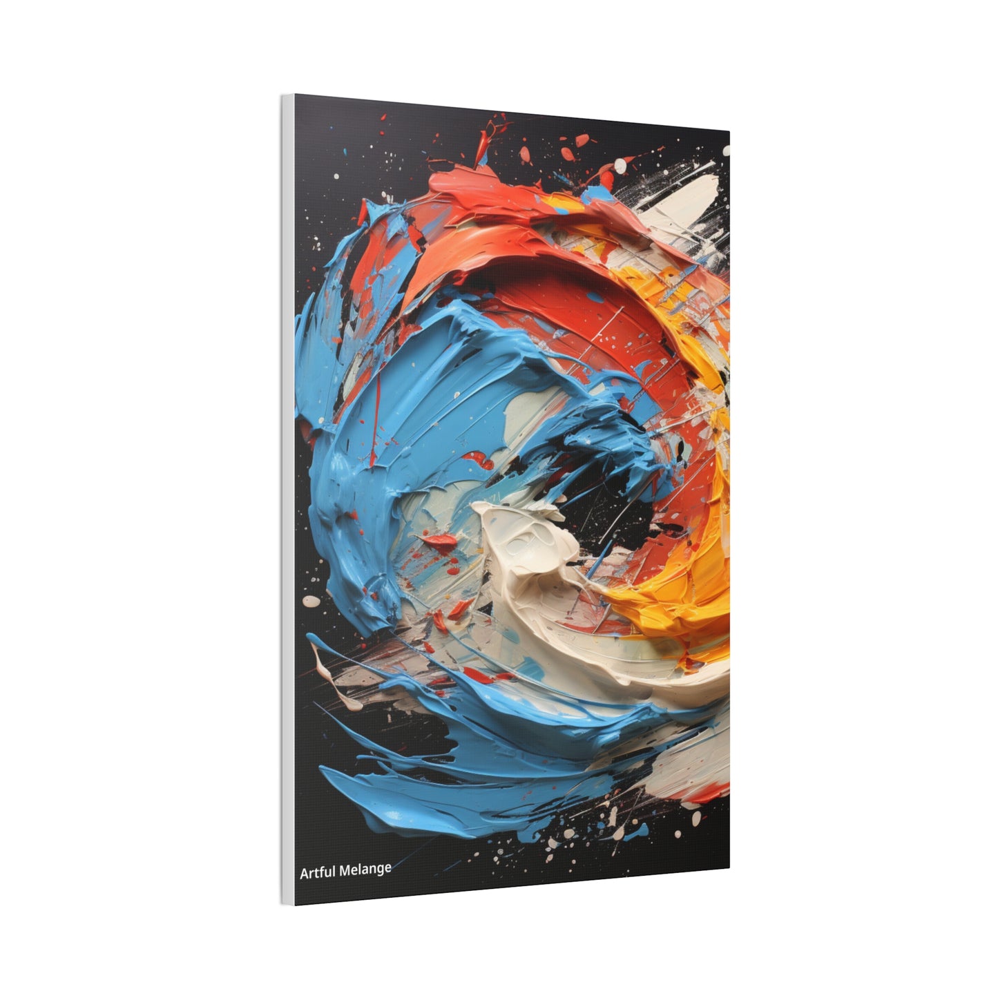 Acrylic Abstract  Canvas Print - Richly Textured Artistry