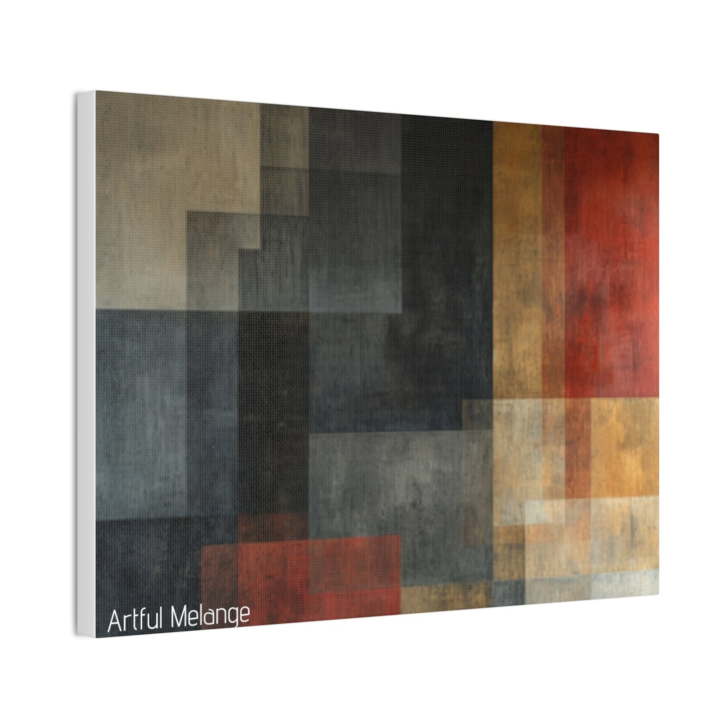 Primary Elegance: A Symphony of Sophistication Canvas Print