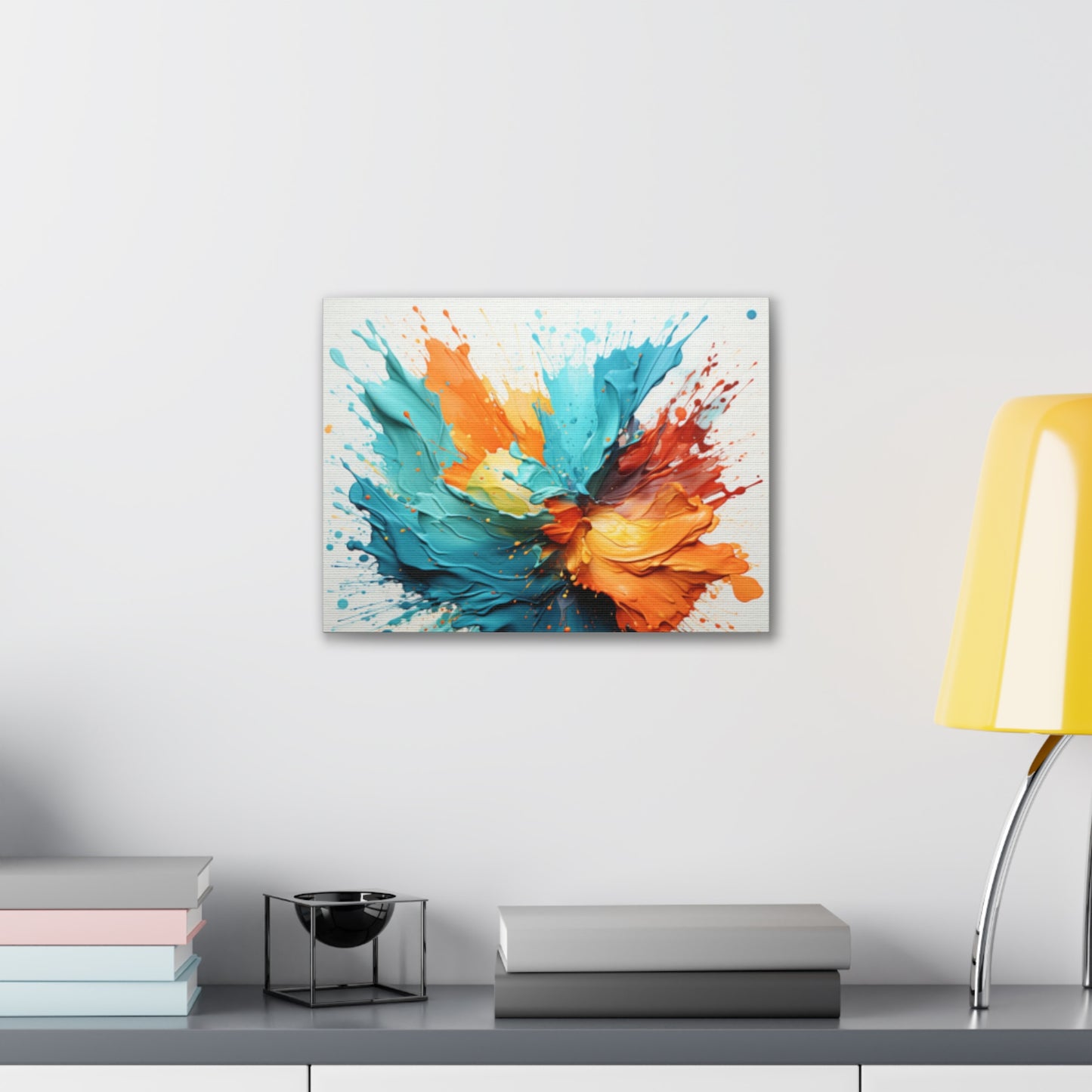 Primary Elegance: A Symphony of Sophistication Canvas Print