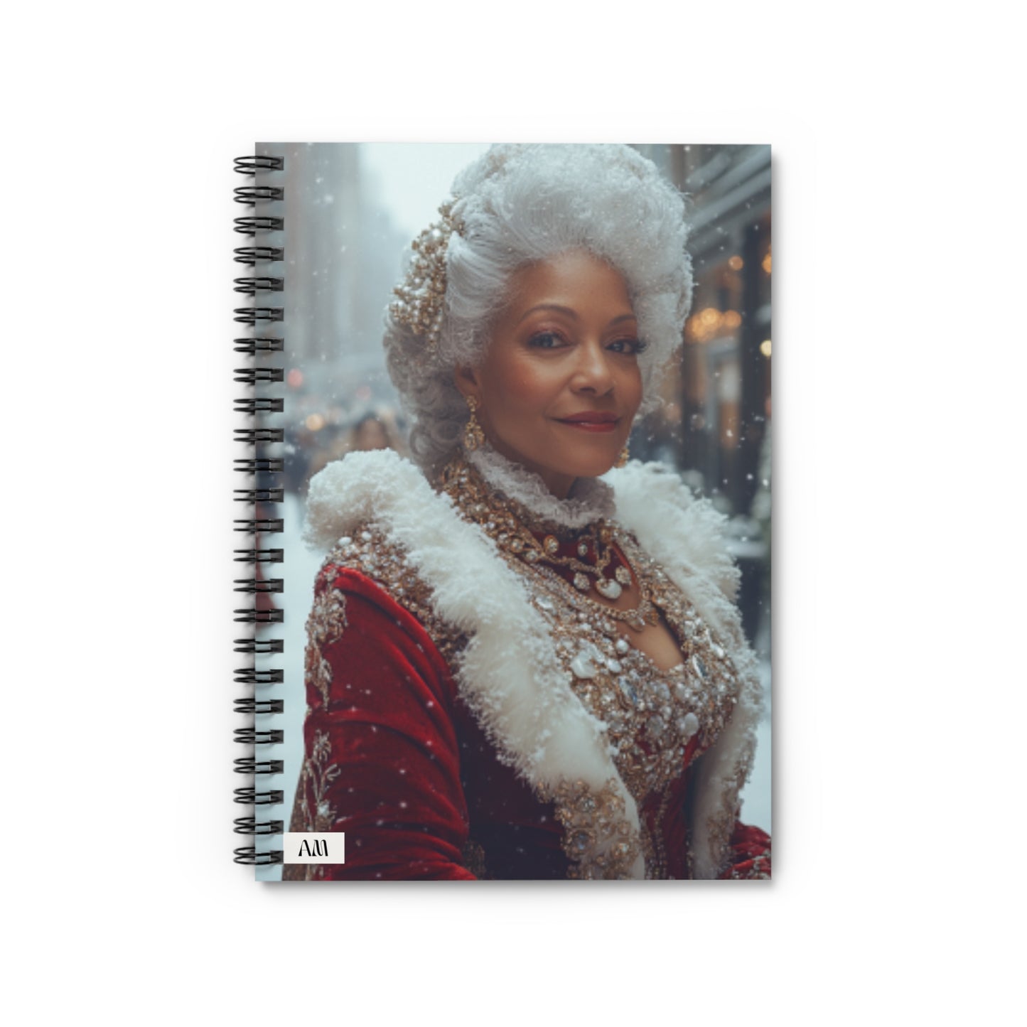 Majestic African American Claus Spiral Journal Collection ( Queen Claus 1)