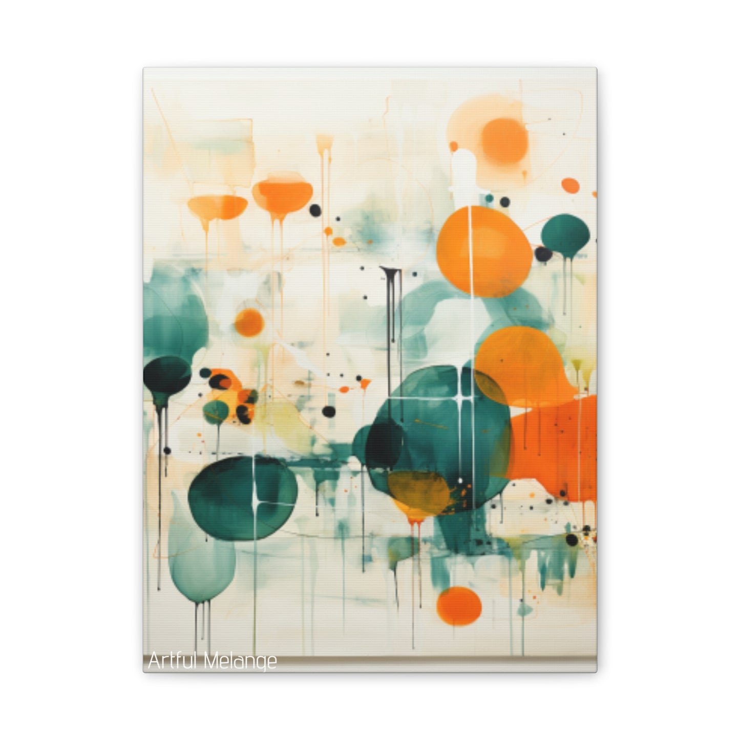 Primary Elegance: A Symphony of Sophistication Canvas Print