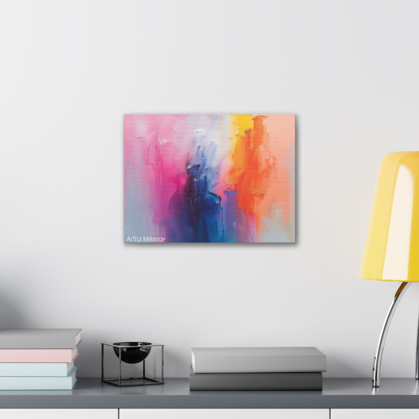 Primary Elegance: A Symphony of Sophistication Canvas Print