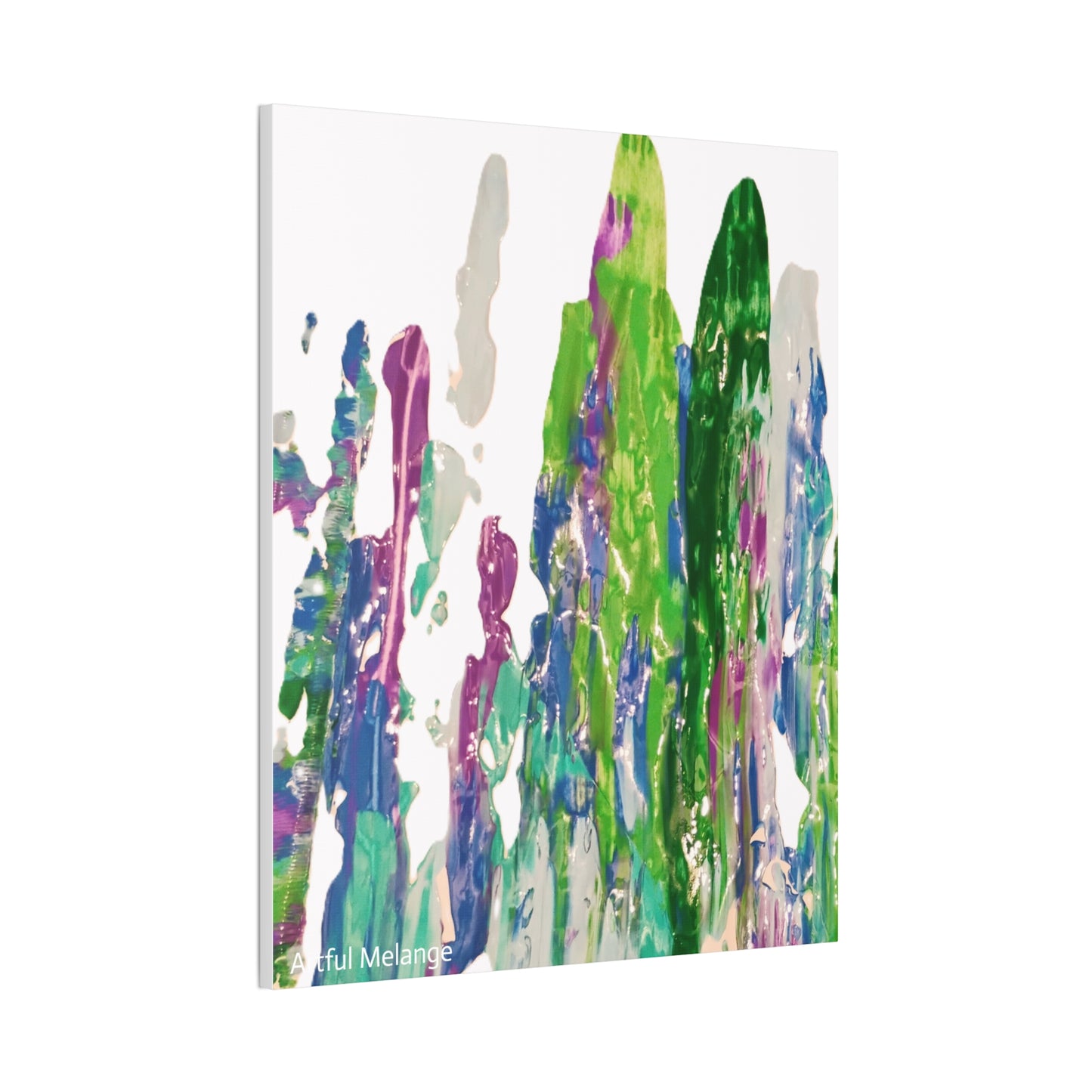 Acrylic Abstract Canvas Print - Richly Textured Artistry