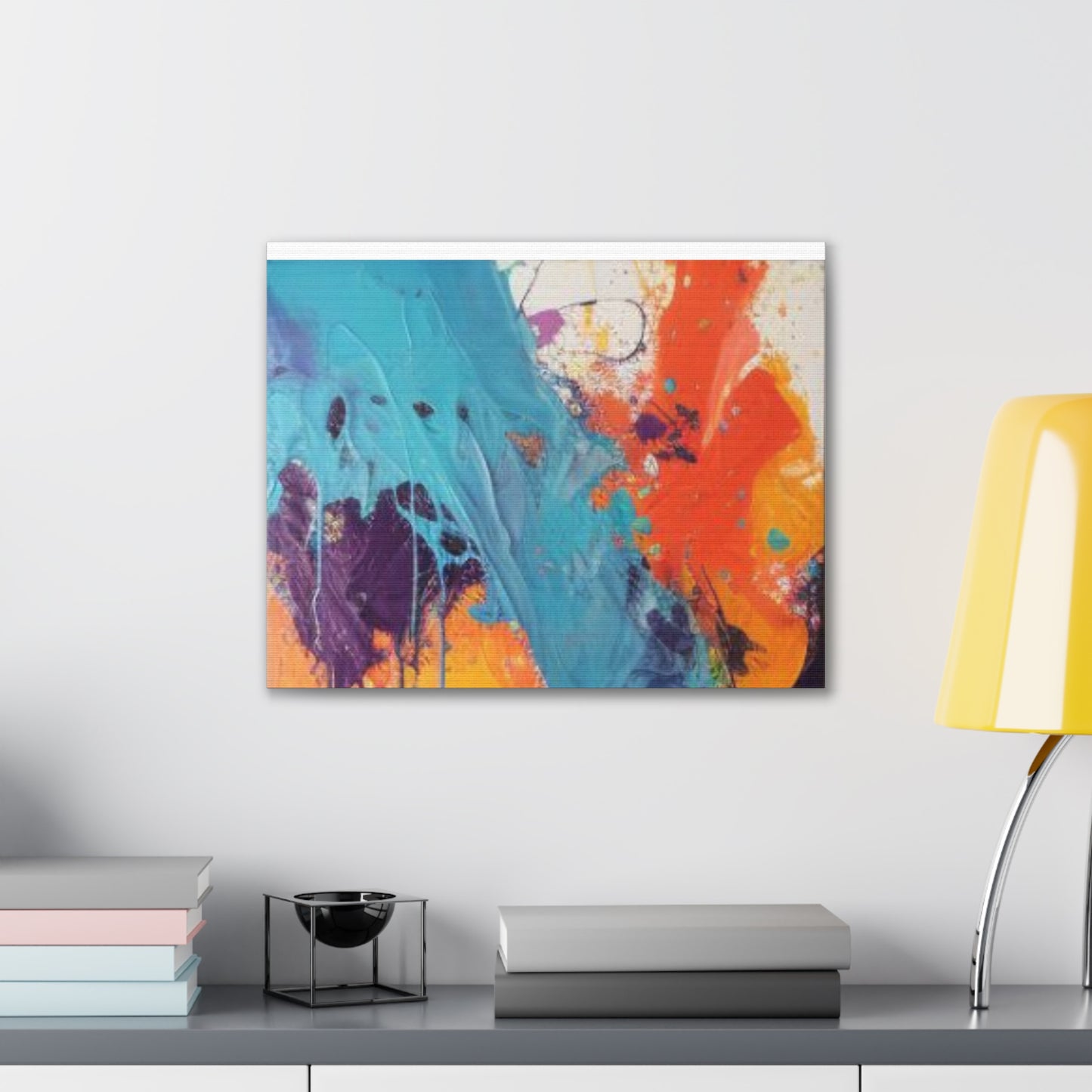 Primary Elegance: A Symphony of Sophistication Canvas Print