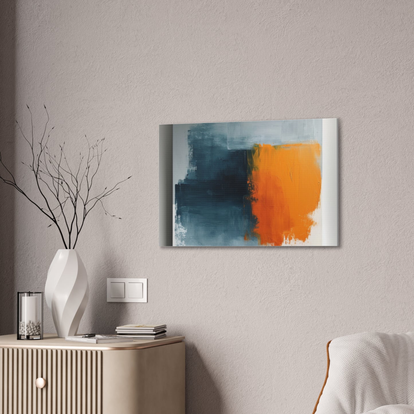 Primary Elegance: A Symphony of Sophistication Canvas Print