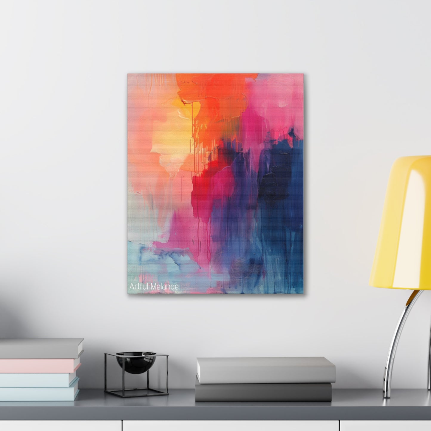 Primary Elegance: A Symphony of Sophistication Canvas Print