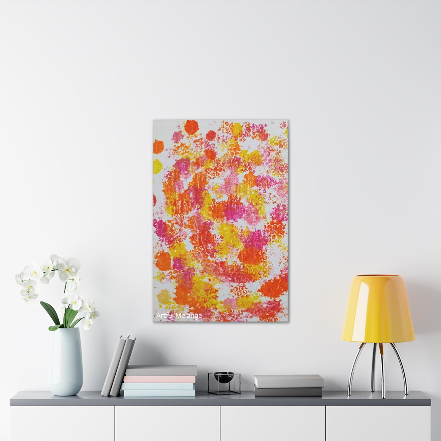 Acrylic Abstract Canvas Print - Richly Textured Artistry