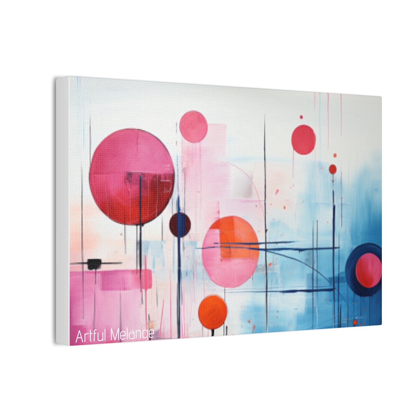 Primary Elegance: A Symphony of Sophistication Canvas Print