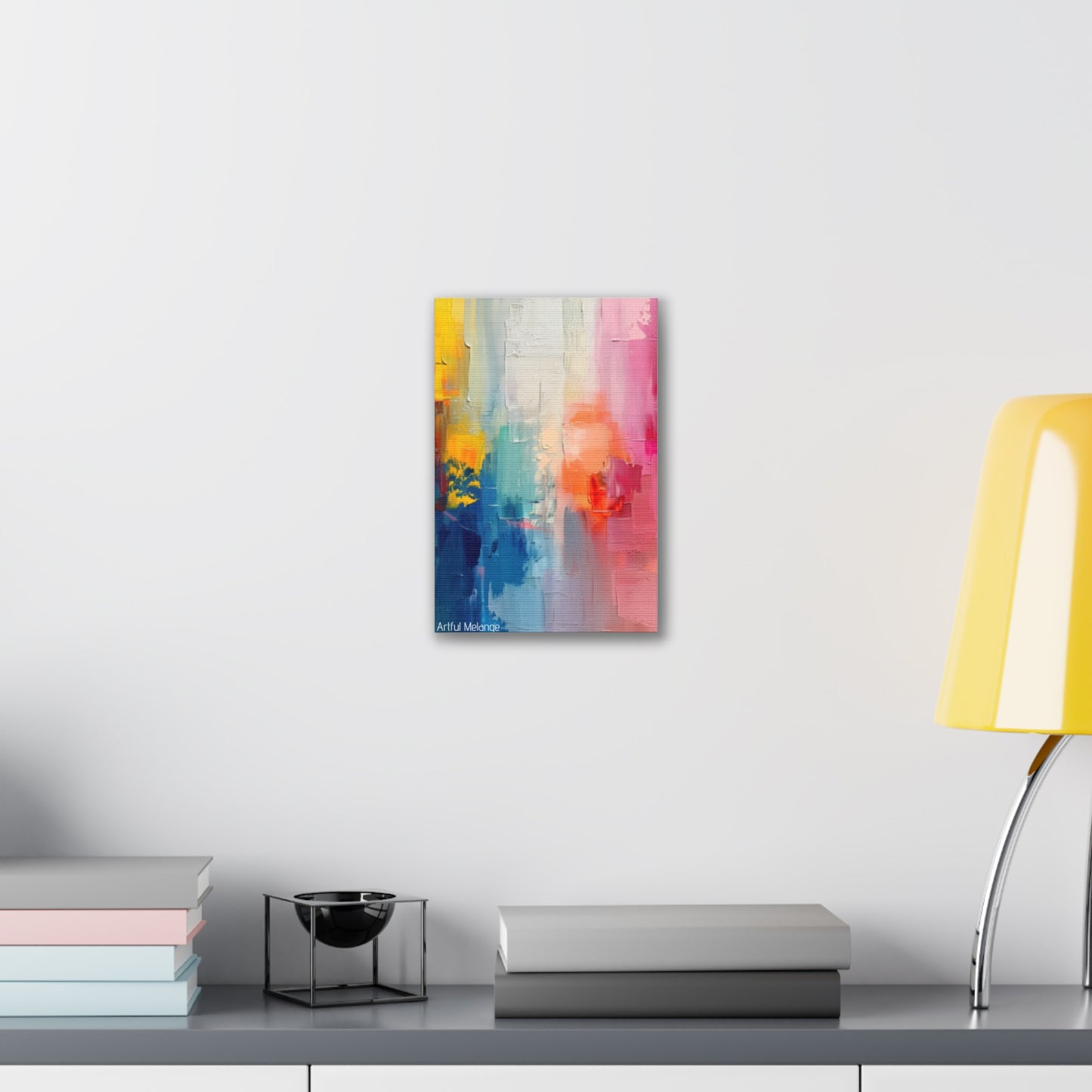 Primary Elegance: A Symphony of Sophistication Canvas Print