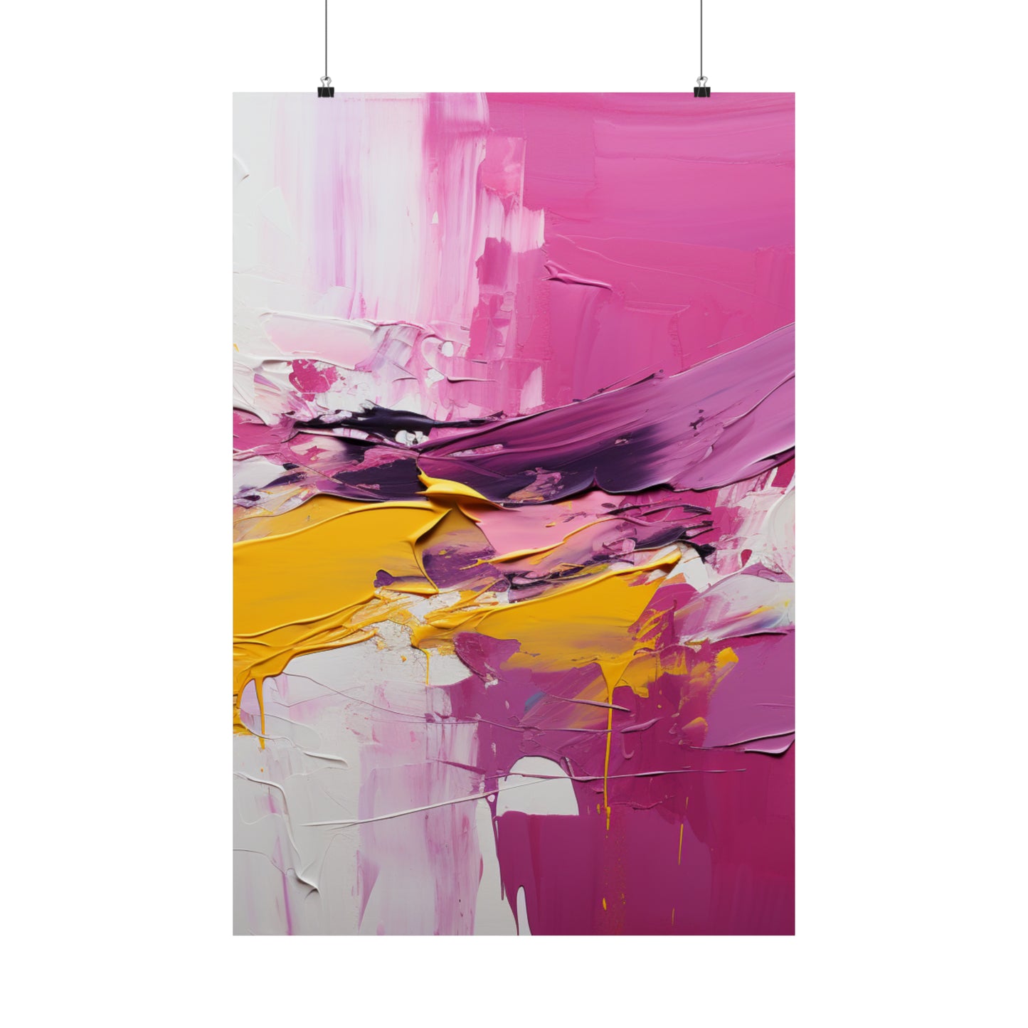 Radiant Harmony Matte Vertical Canvas Poster