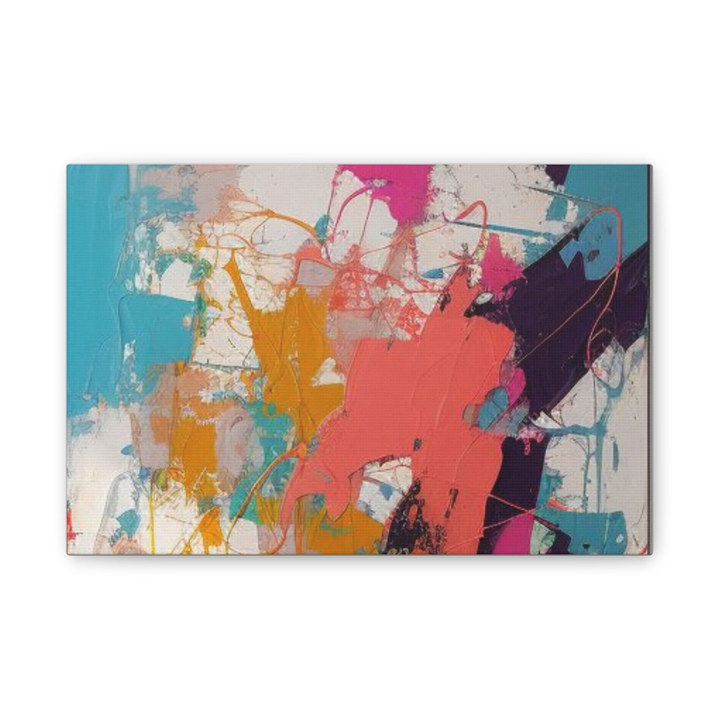 Primary Elegance: A Symphony of Sophistication Canvas Print