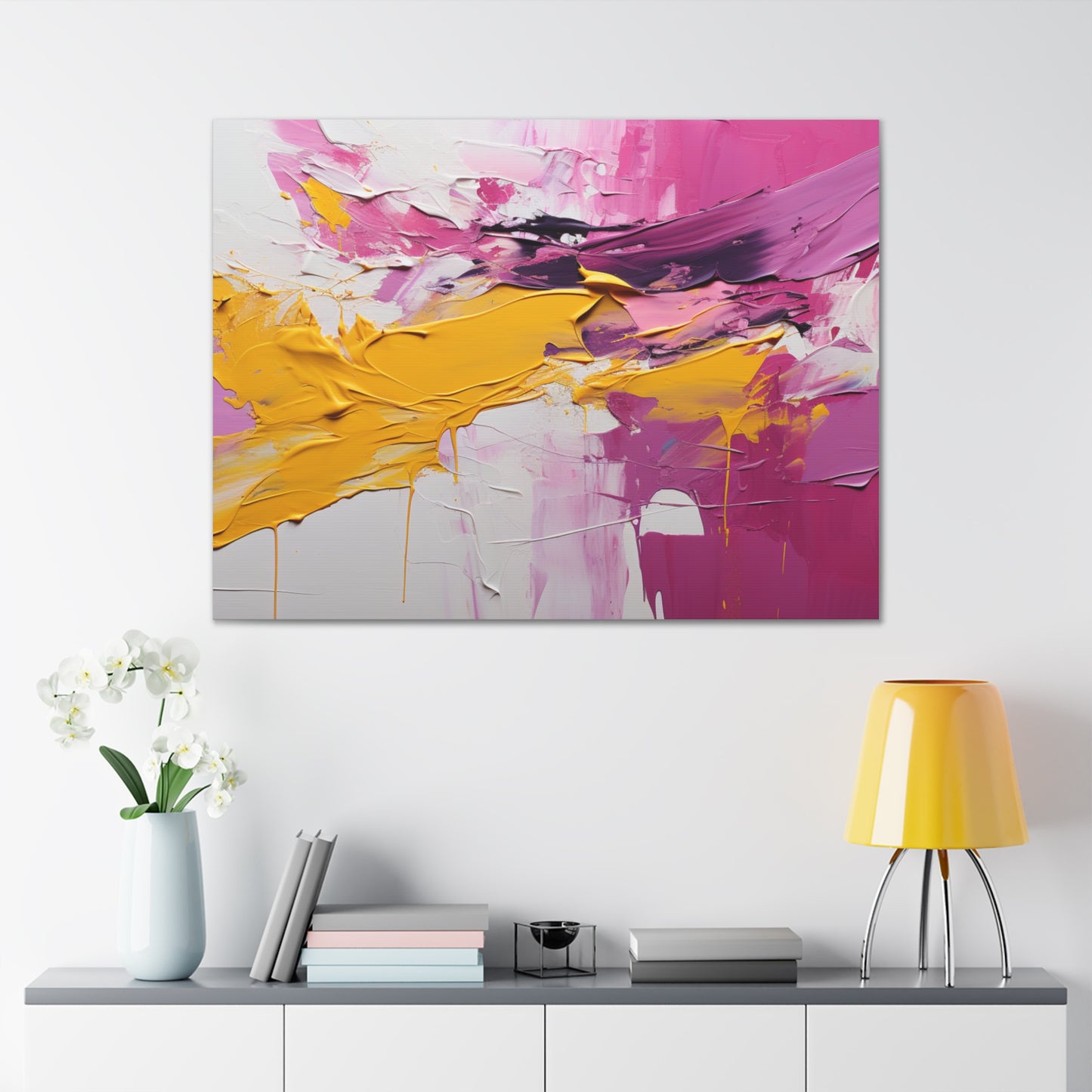 Primary Elegance: A Symphony of Sophistication Canvas Print