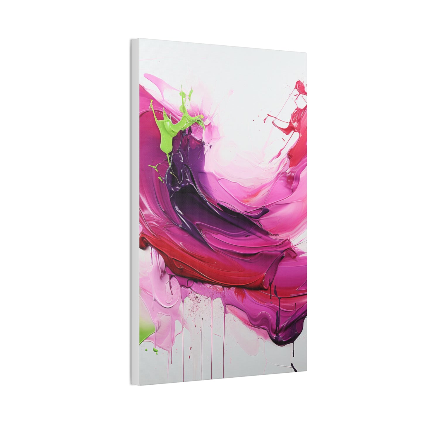 Acrylic Abstract Canvas Print - Richly Textured Artistry