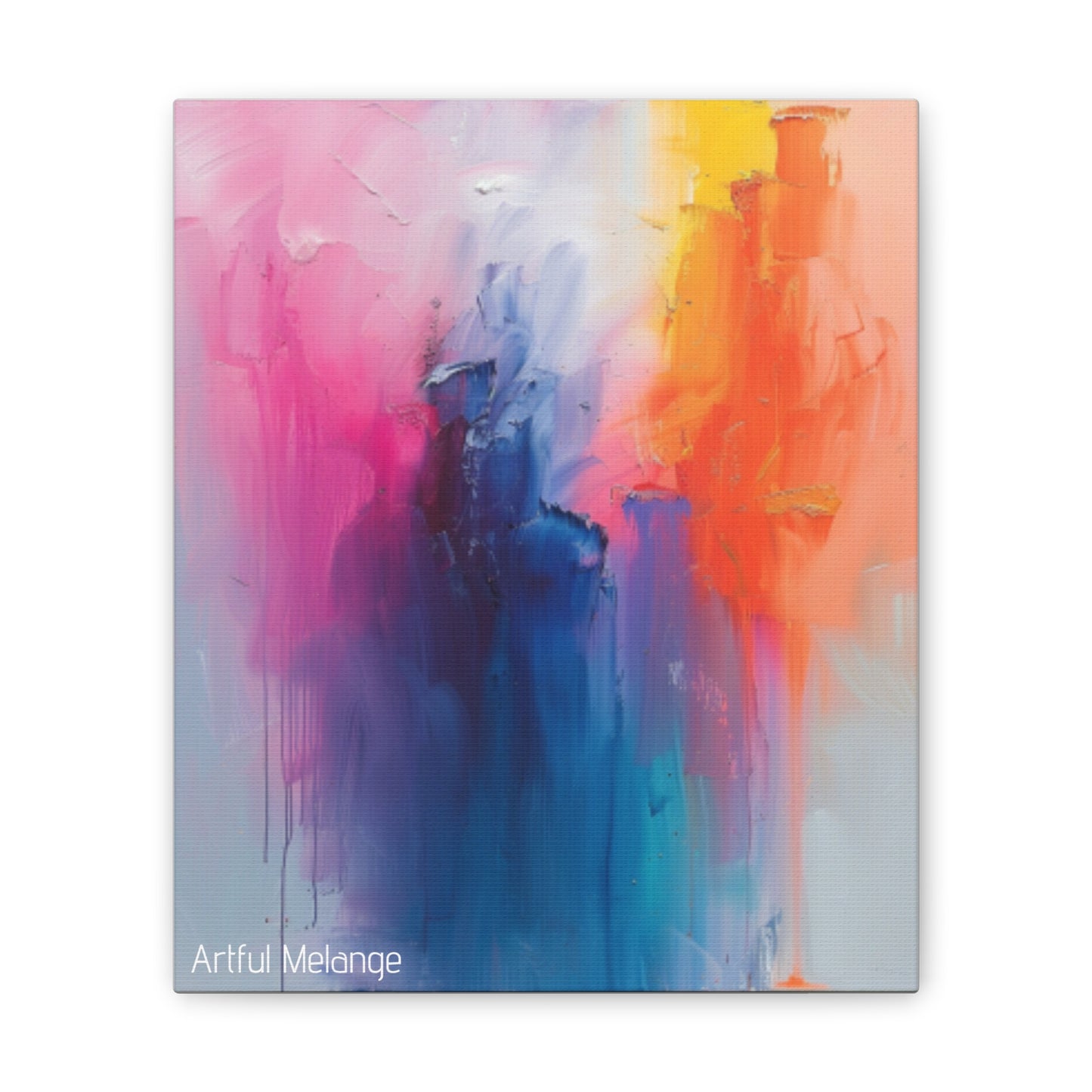 Primary Elegance: A Symphony of Sophistication Canvas Print