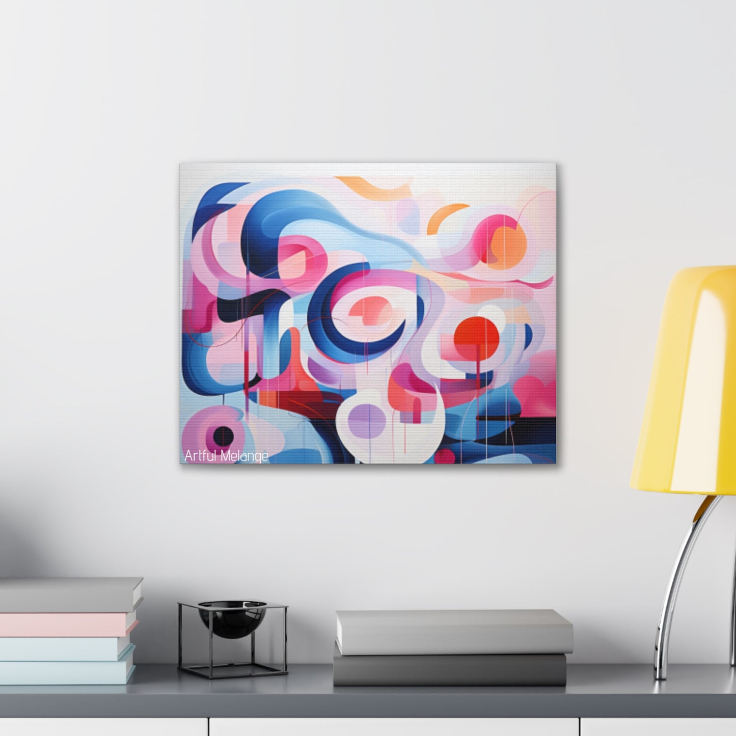 Primary Elegance: A Symphony of Sophistication Canvas Print