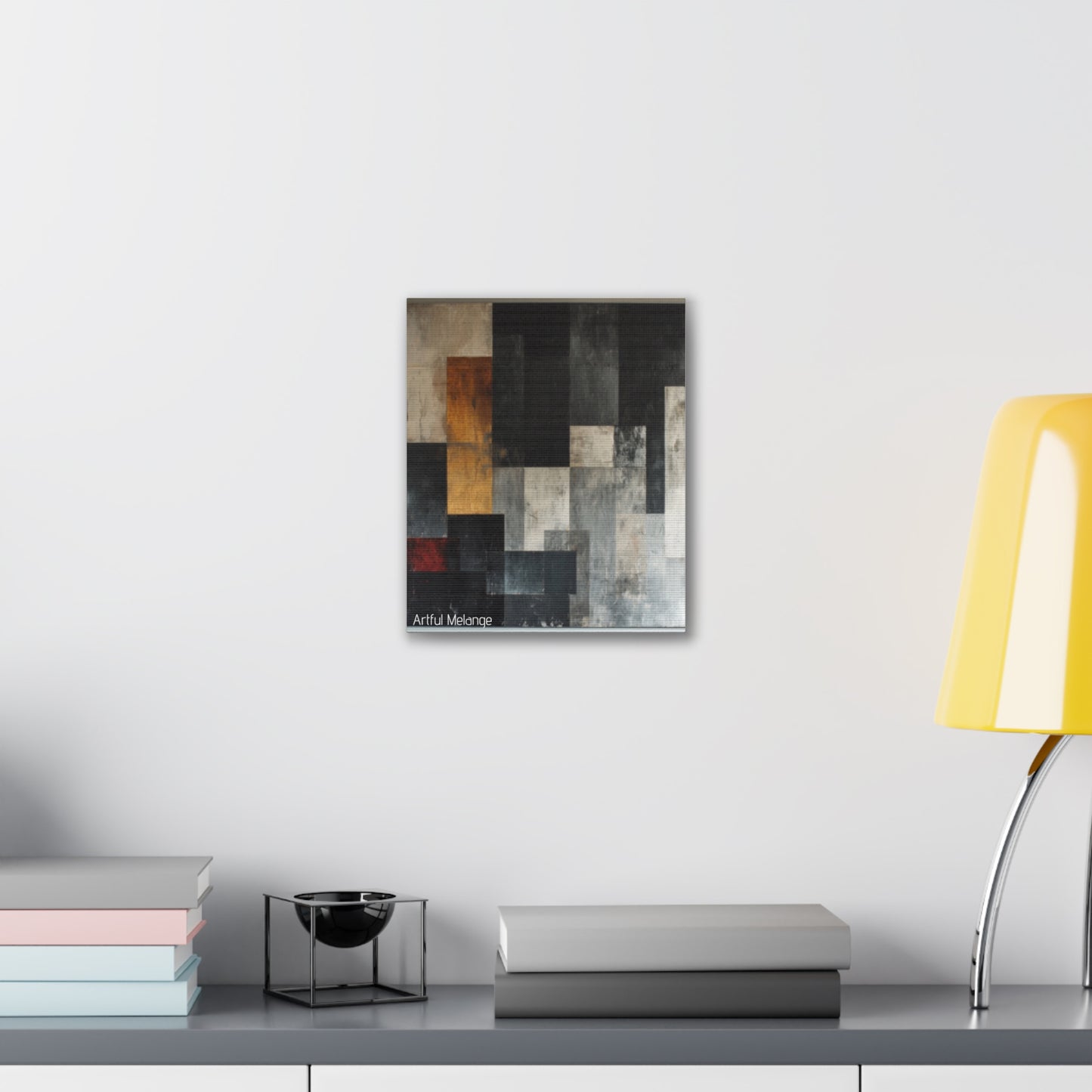 Primary Elegance: A Symphony of Sophistication Canvas Print