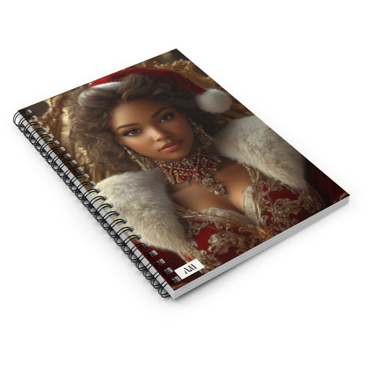 Majestic African American Claus Spiral Journal Collection ( Princess Claus 1)