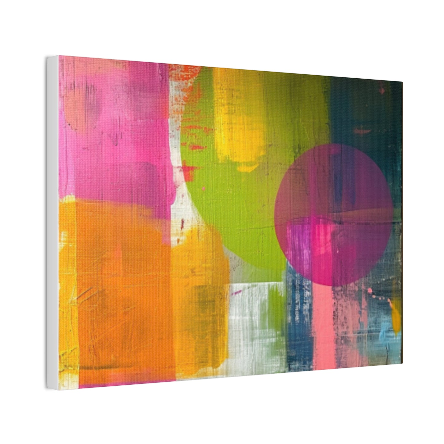 Primary Elegance: A Symphony of Sophistication Canvas Print