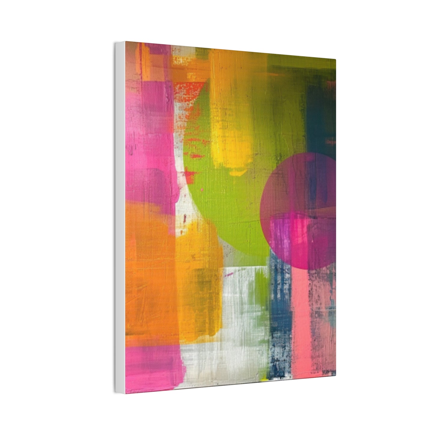 Primary Elegance: A Symphony of Sophistication Canvas Print