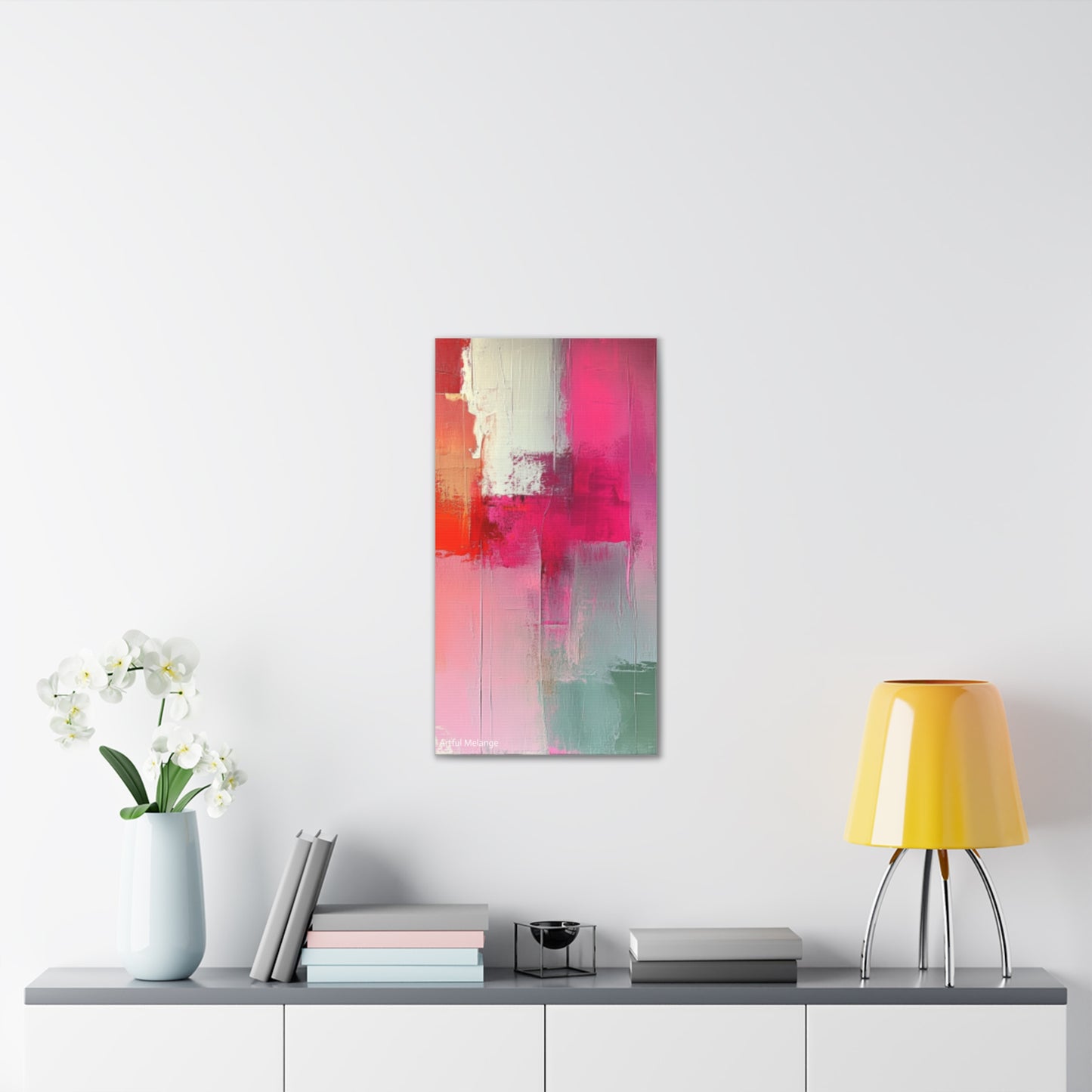 Acrylic Abstract Canvas Print - Richly Textured Artistry