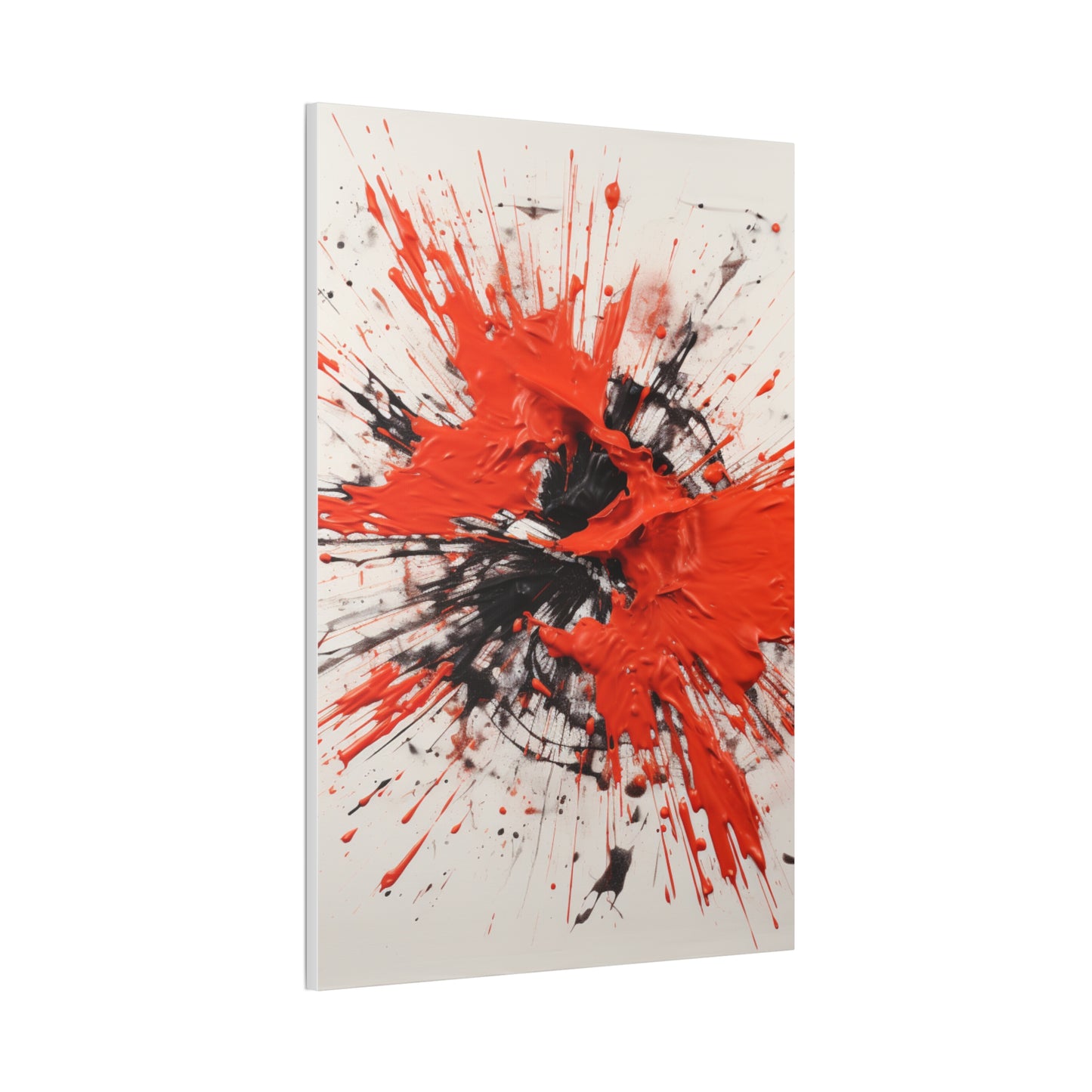 Acrylic Abstract Canvas Print - Richly Textured Artistry