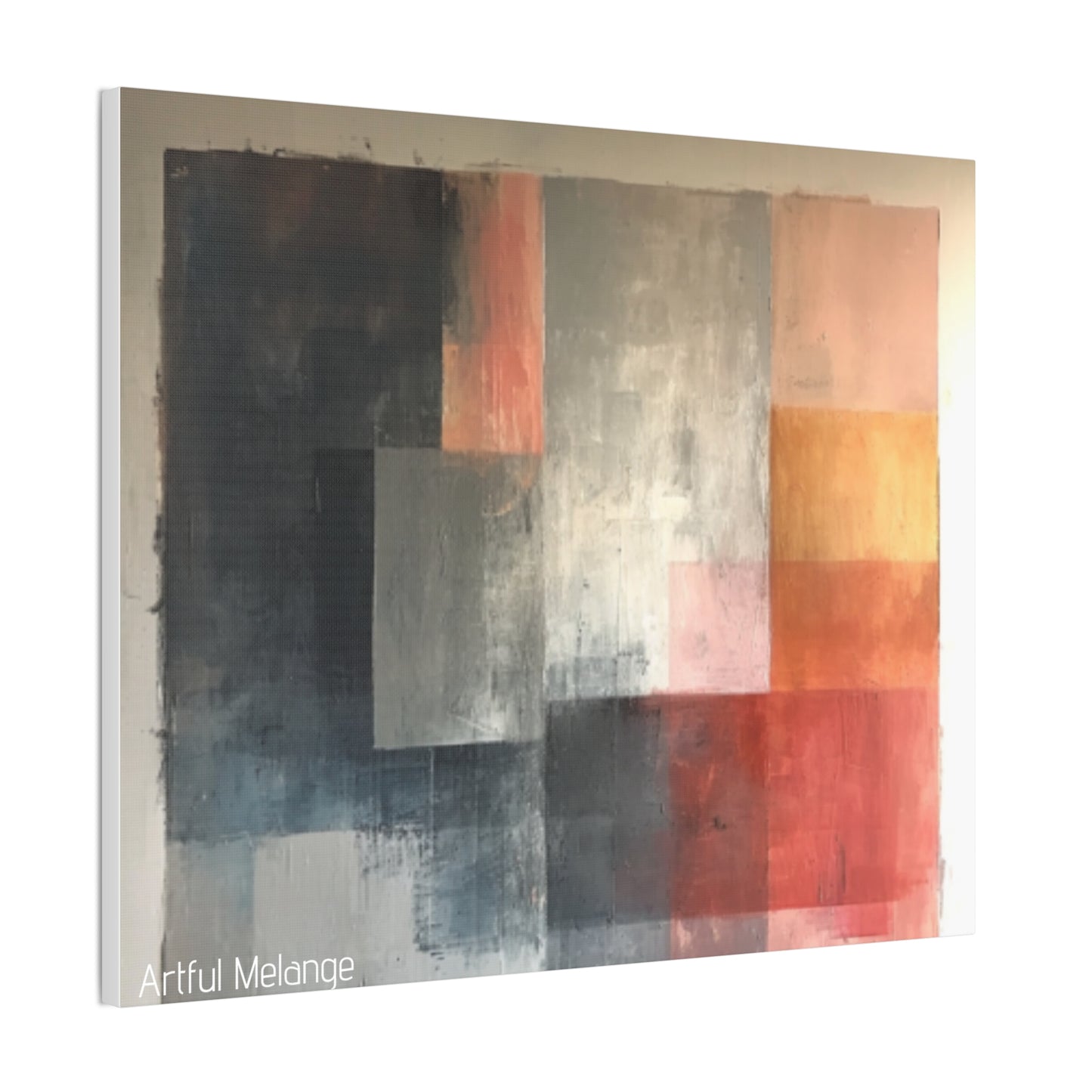 Primary Elegance: A Symphony of Sophistication Canvas Print