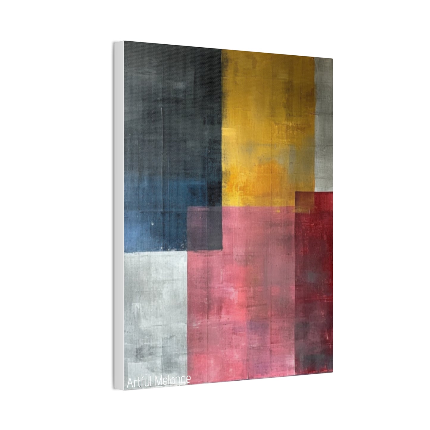 Primary Elegance: A Symphony of Sophistication Canvas Print