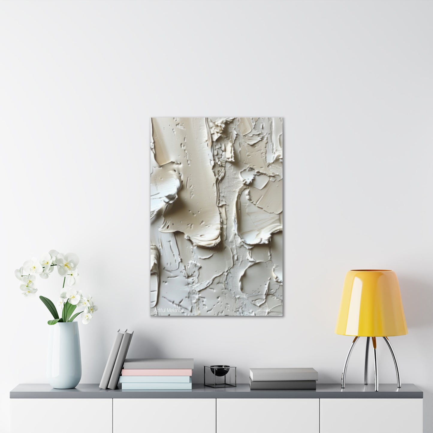 Primary Elegance: A Symphony of Sophistication Canvas Print