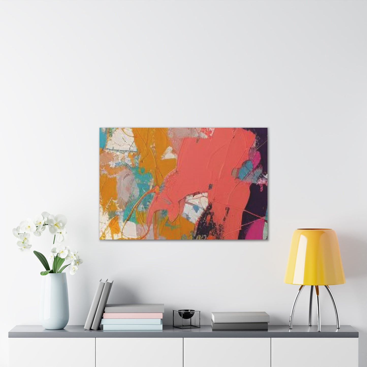 Primary Elegance: A Symphony of Sophistication Canvas Print