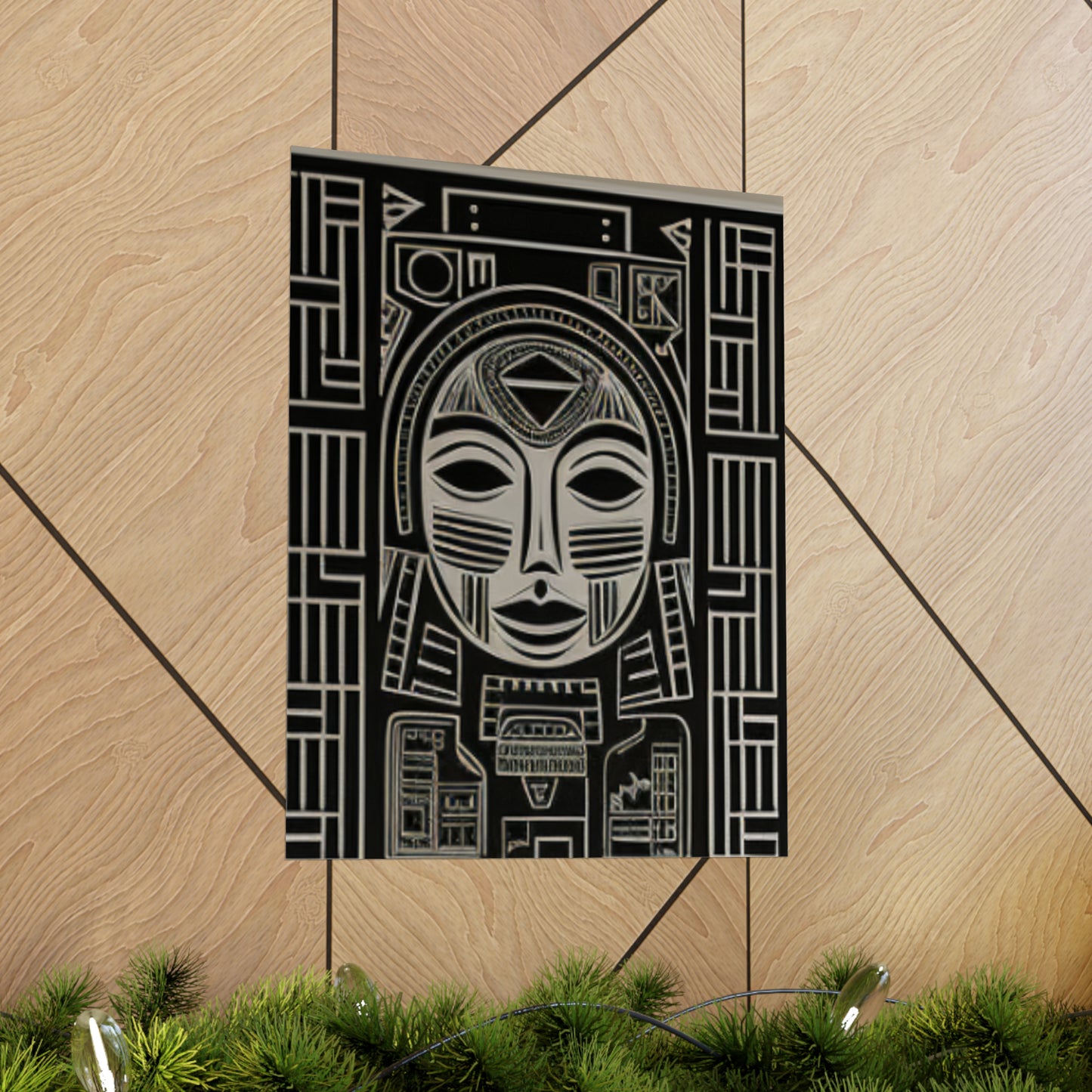 African Essence Matte Vertical Canvas Poster