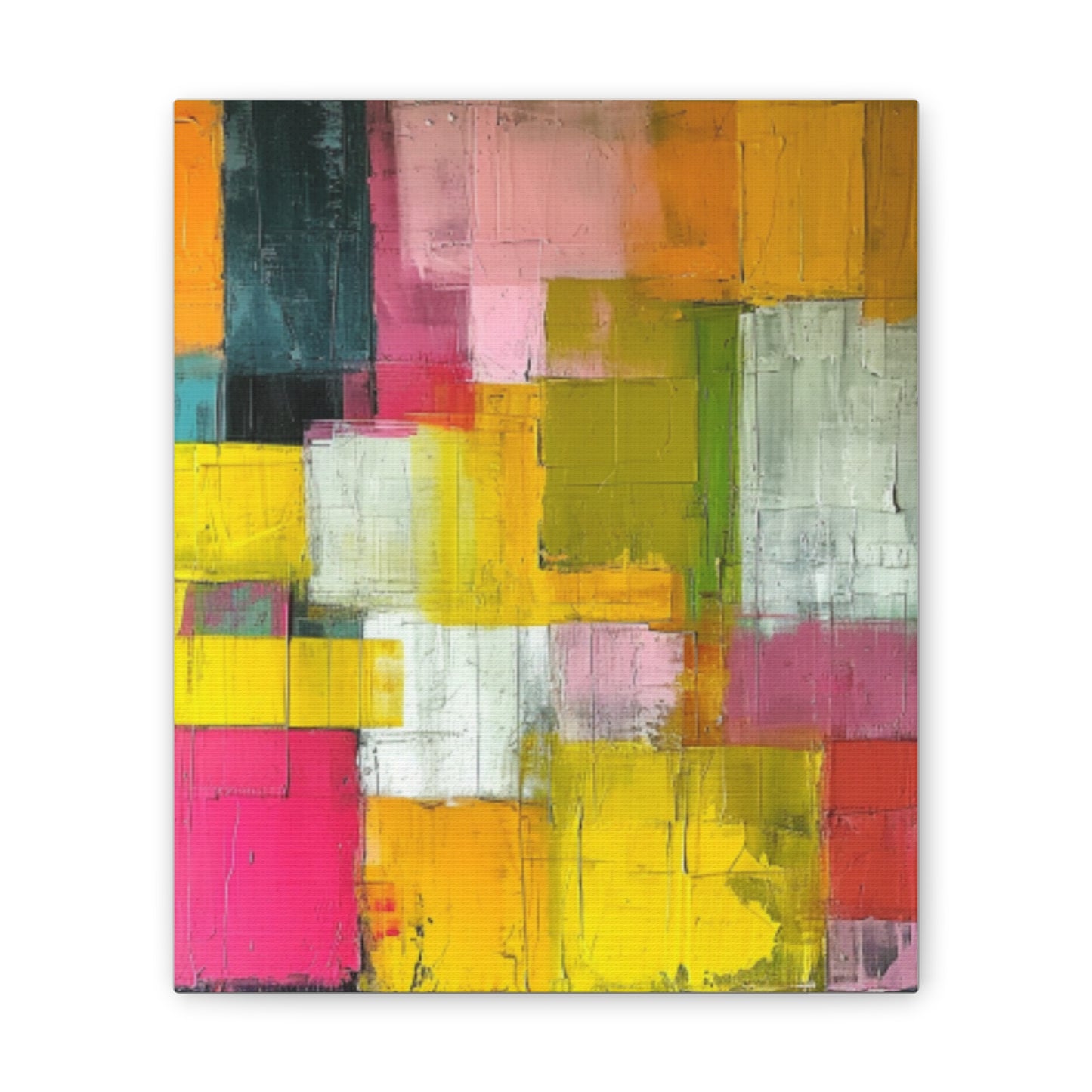 Primary Elegance: A Symphony of Sophistication Canvas Print