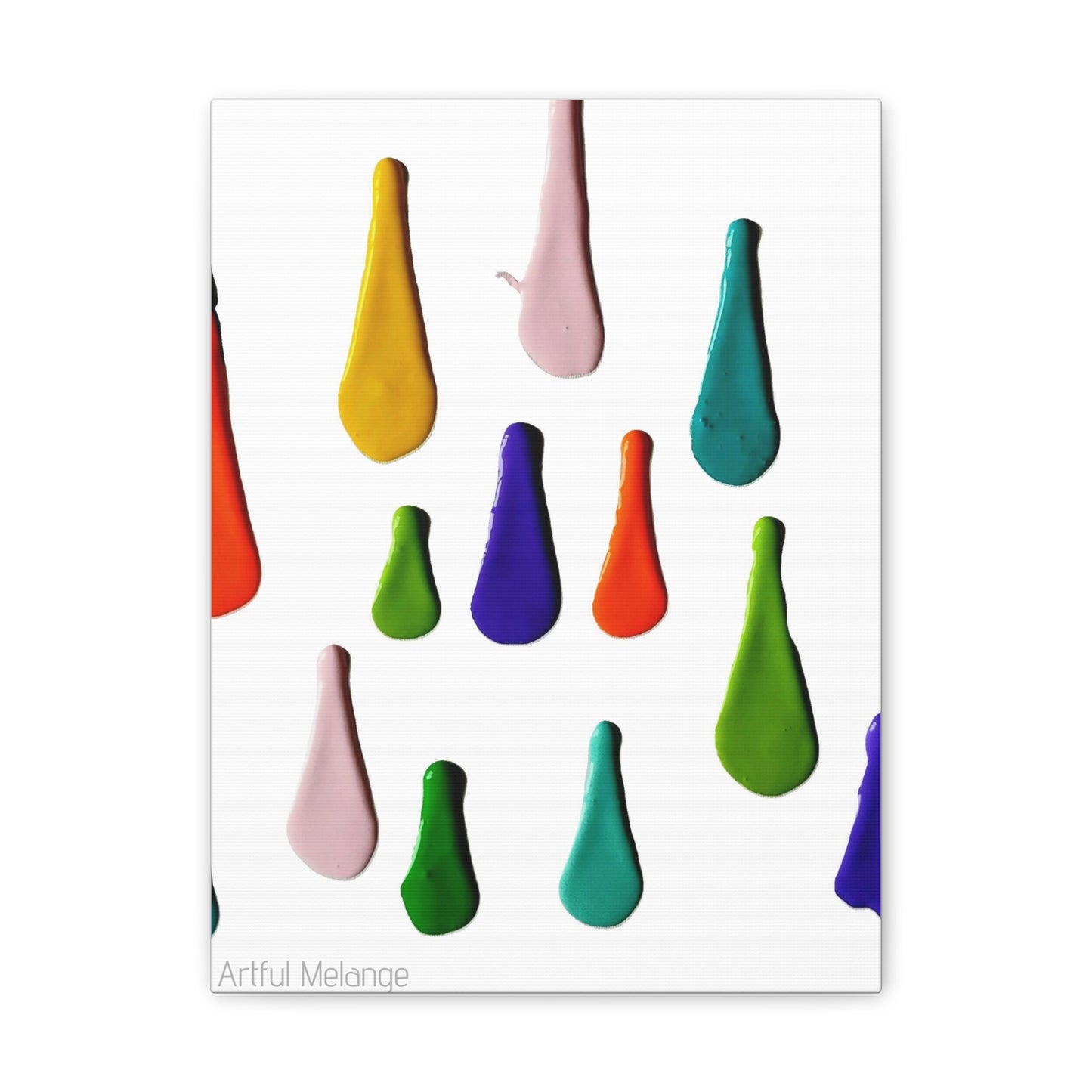 Primary Elegance: A Symphony of Sophistication Canvas Print