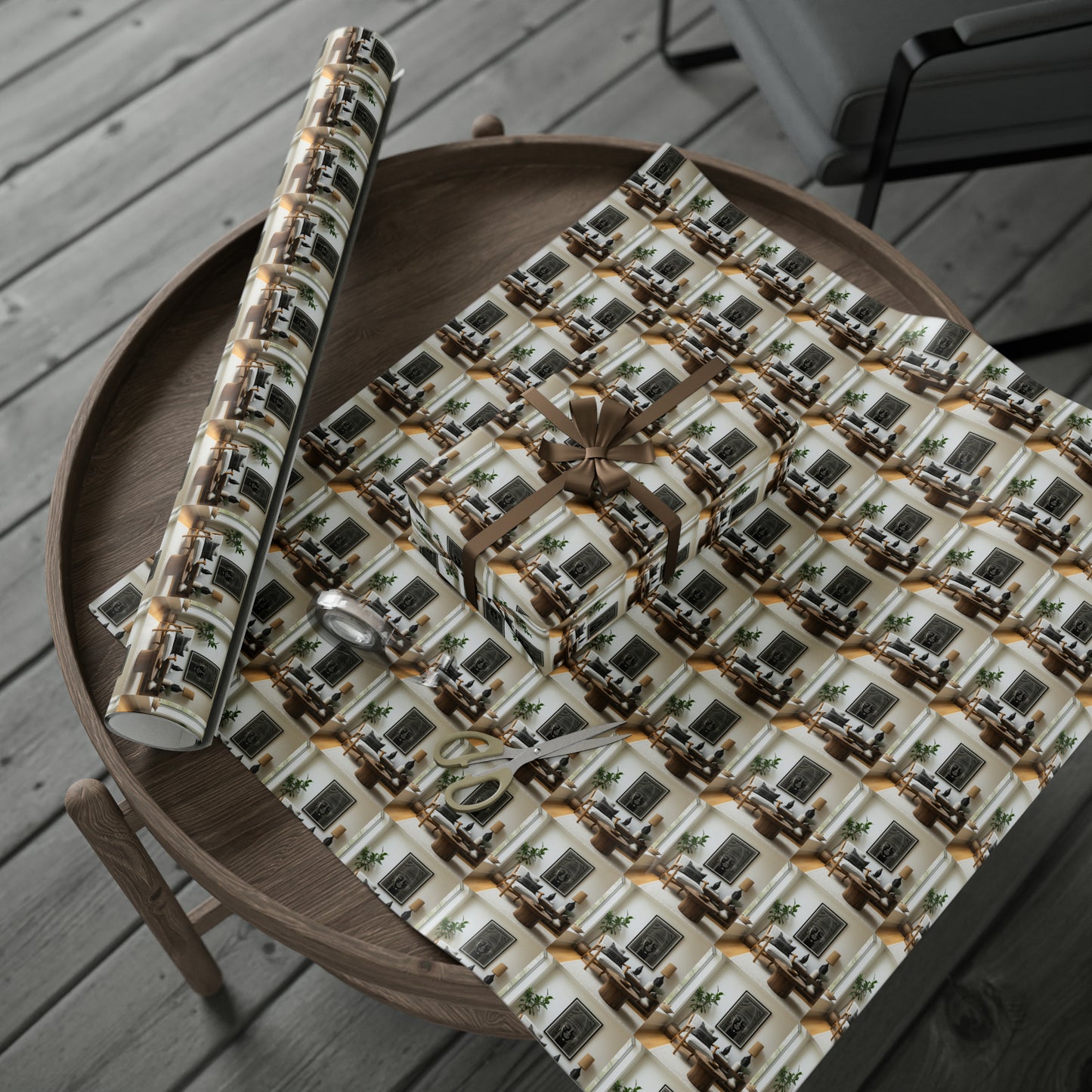 Afro Centric Wrapping Paper - Dark & Rich Textured Design