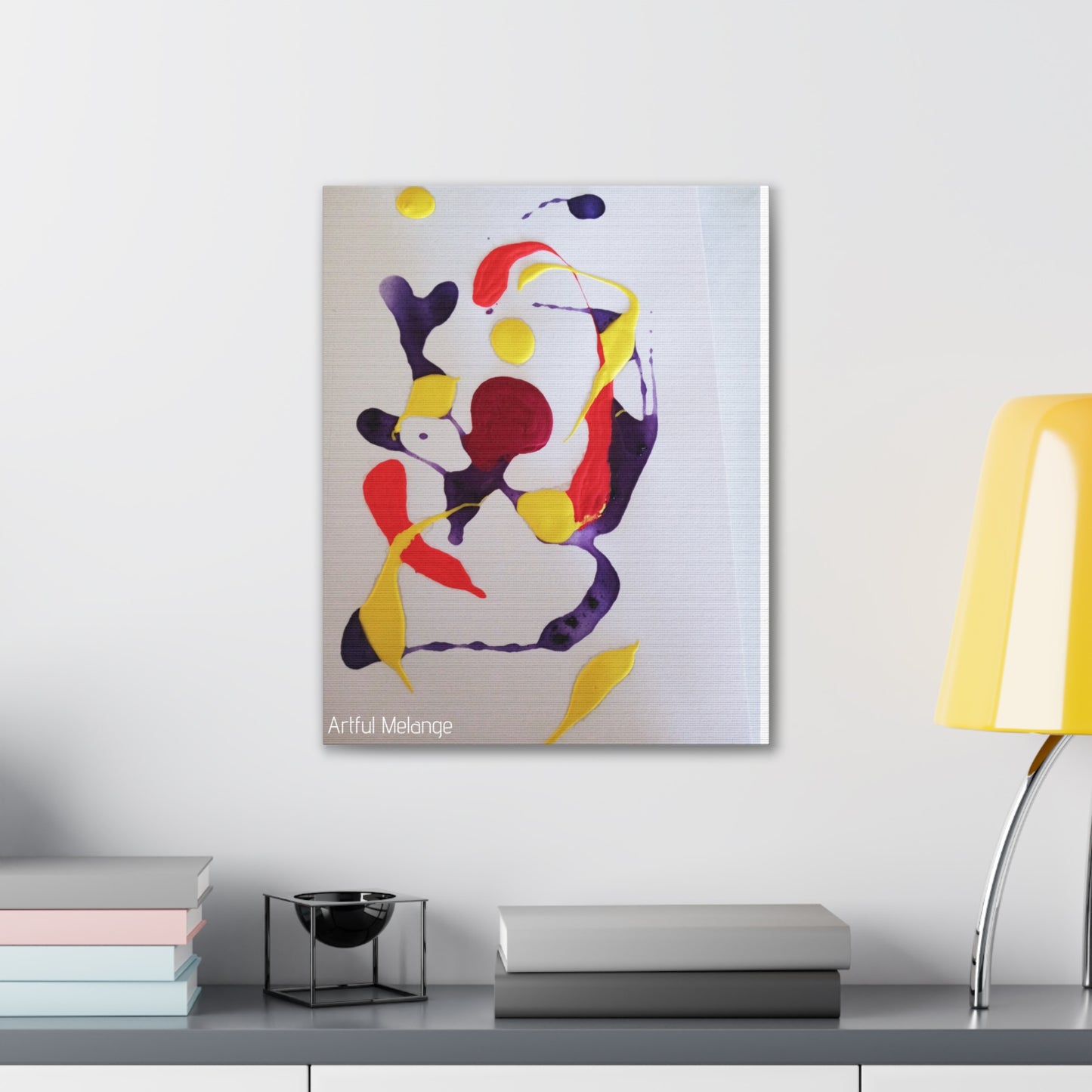 Primary Elegance: A Symphony of Sophistication Canvas Print