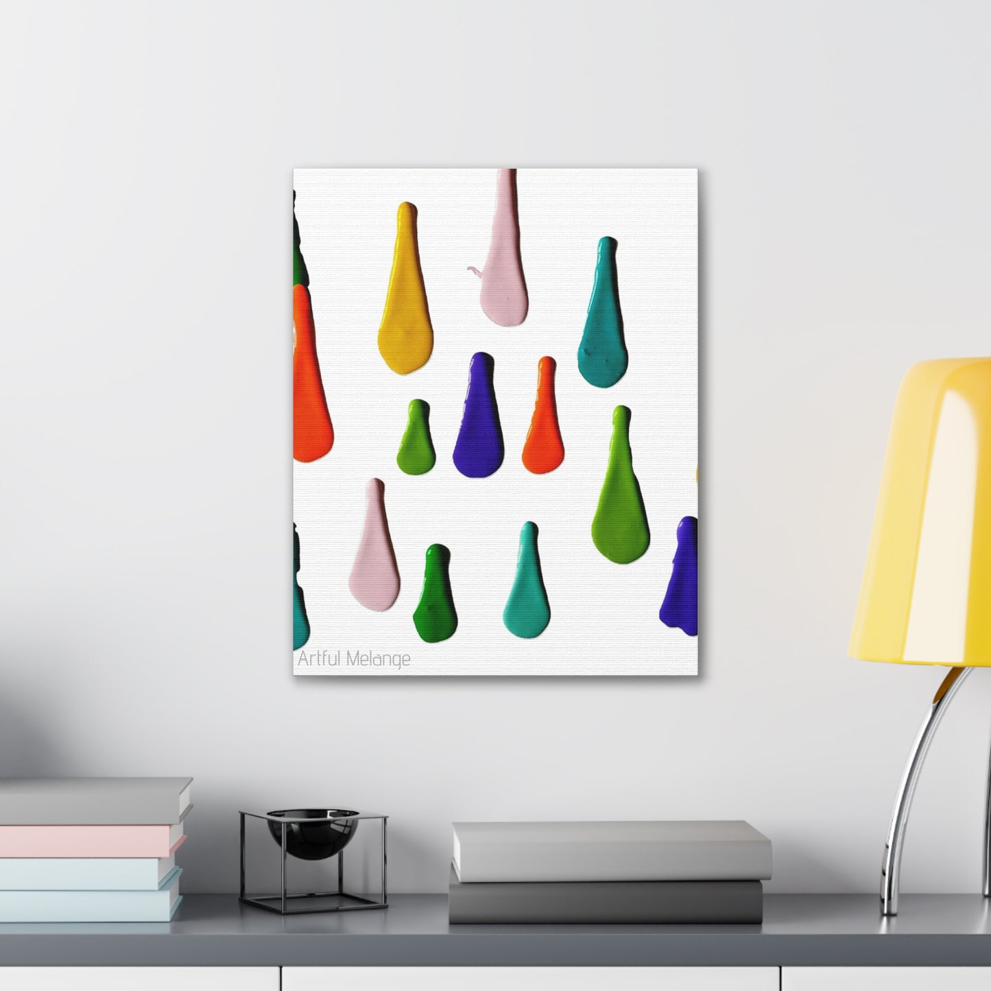 Primary Elegance: A Symphony of Sophistication Canvas Print