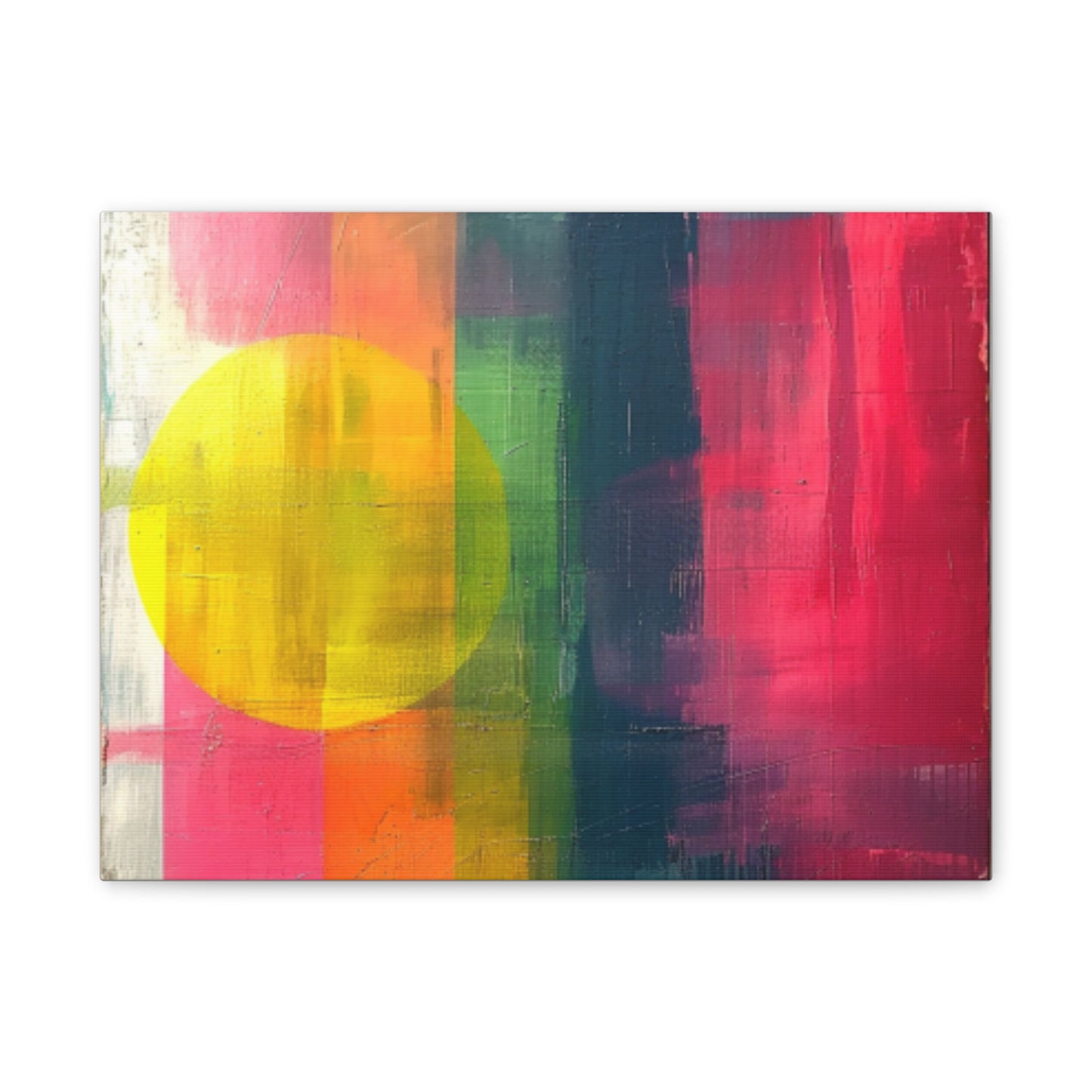 Primary Elegance: A Symphony of Sophistication Canvas Print