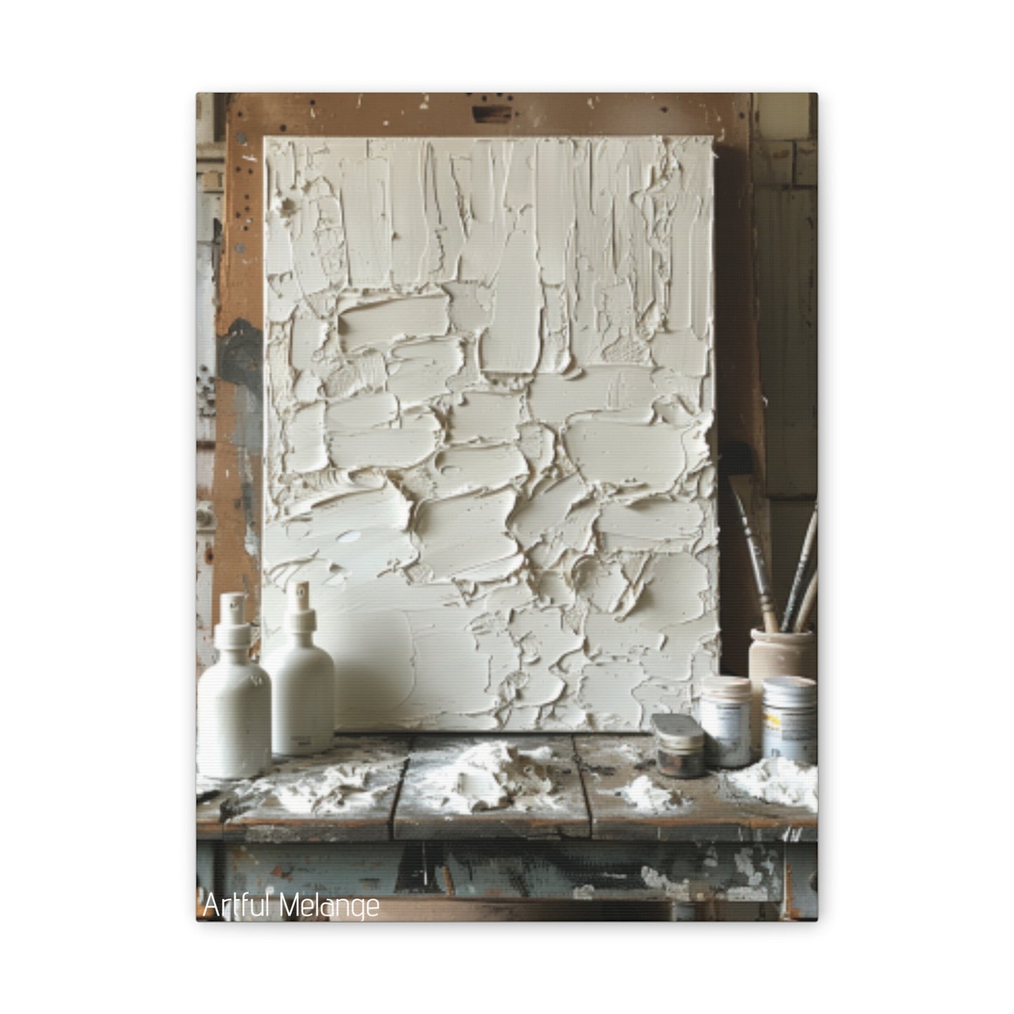 Primary Elegance: A Symphony of Sophistication Canvas Print